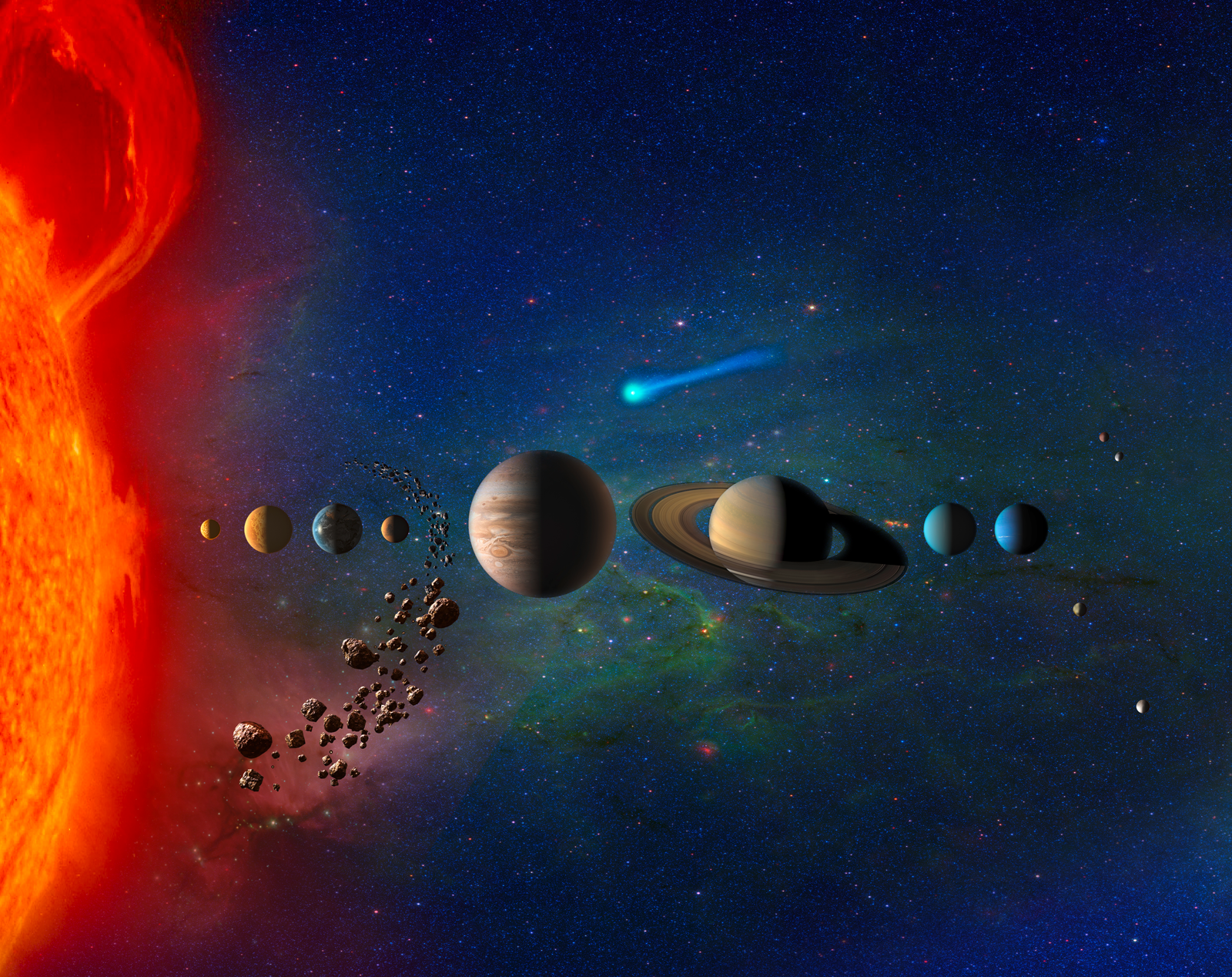 Kosmisch overgewicht: waarom sterren, planeten en manen rond zijn