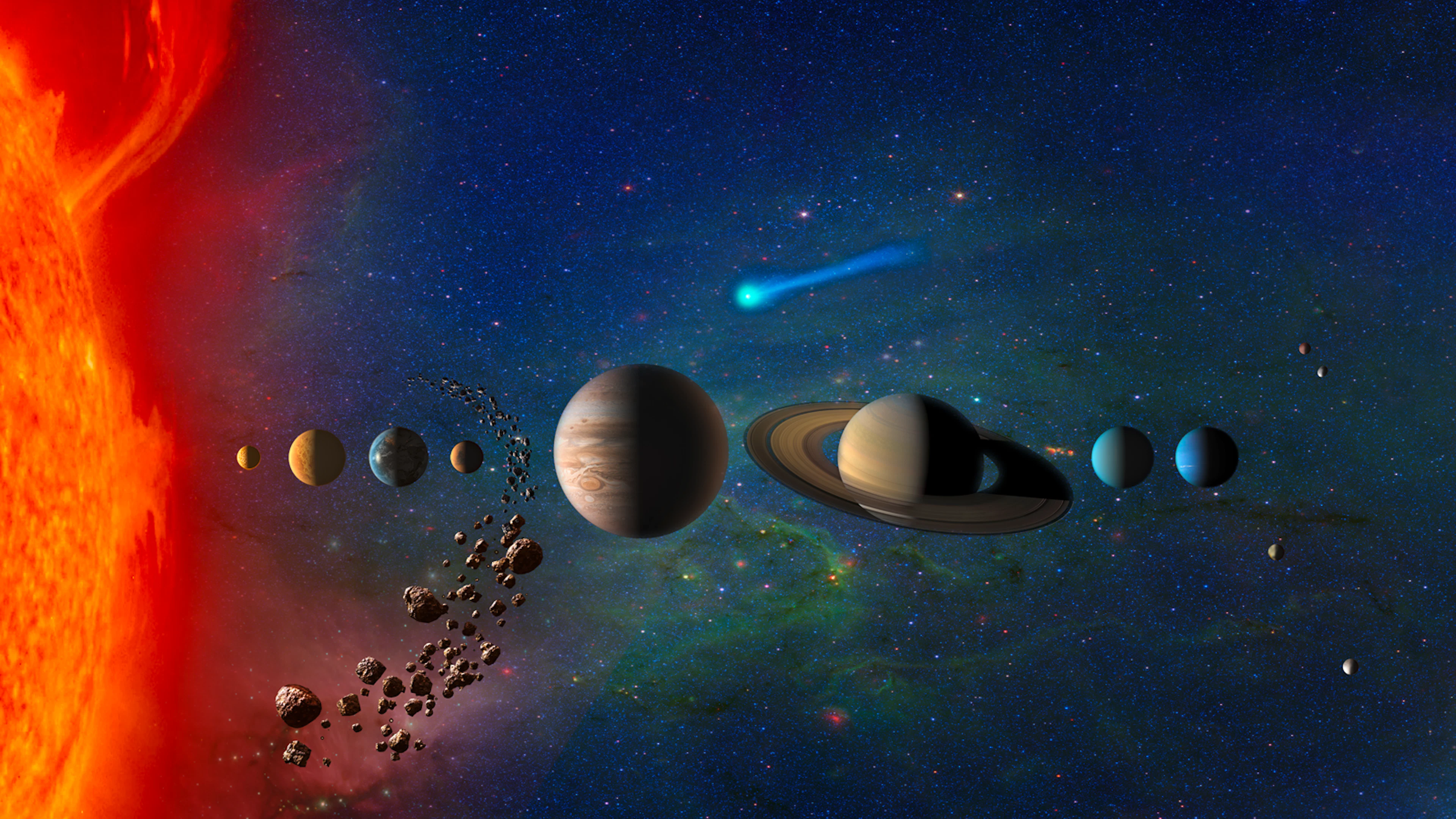 Kosmisch overgewicht: waarom sterren, planeten en manen rond zijn
