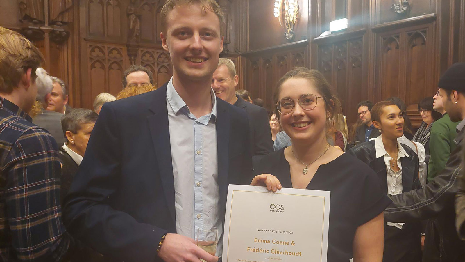 Emma Coene en Frédéric Claerhoudt winnen de Eosprijs 2022