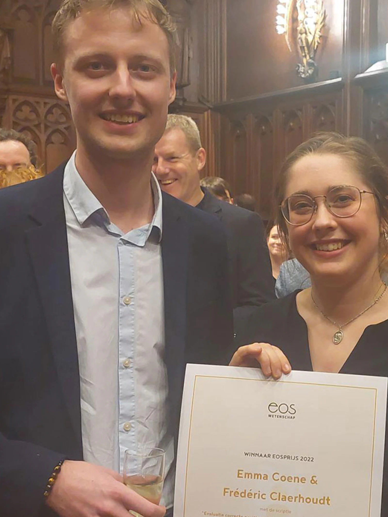 Emma Coene en Frédéric Claerhoudt winnen de Eosprijs 2022