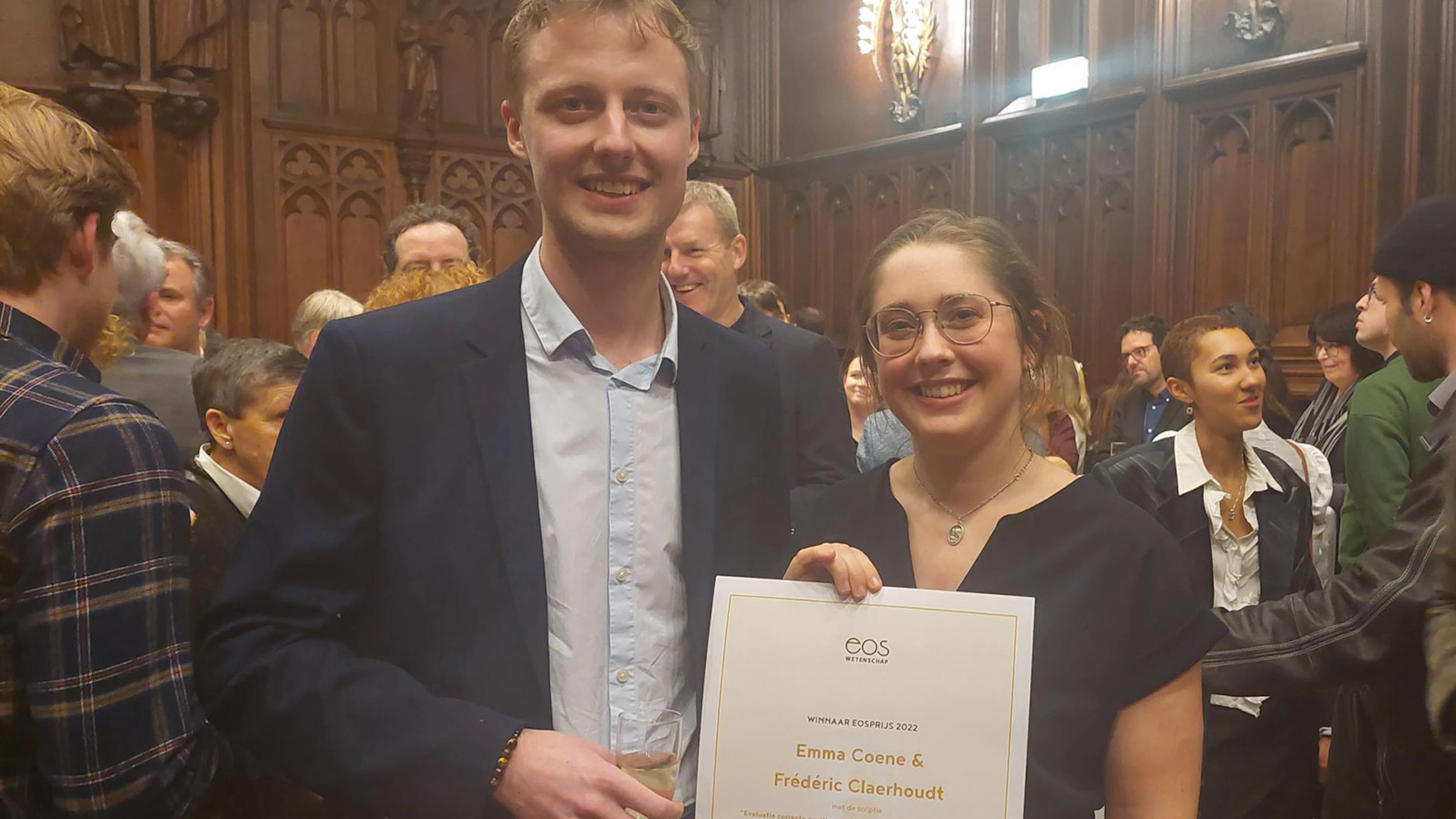 Emma Coene en Frédéric Claerhoudt winnen de Eosprijs 2022