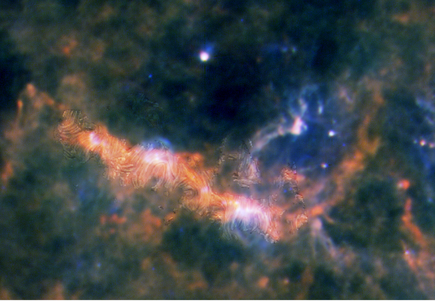 Zonder deze kosmische magneetvelden zag de nachthemel er veel helderder uit