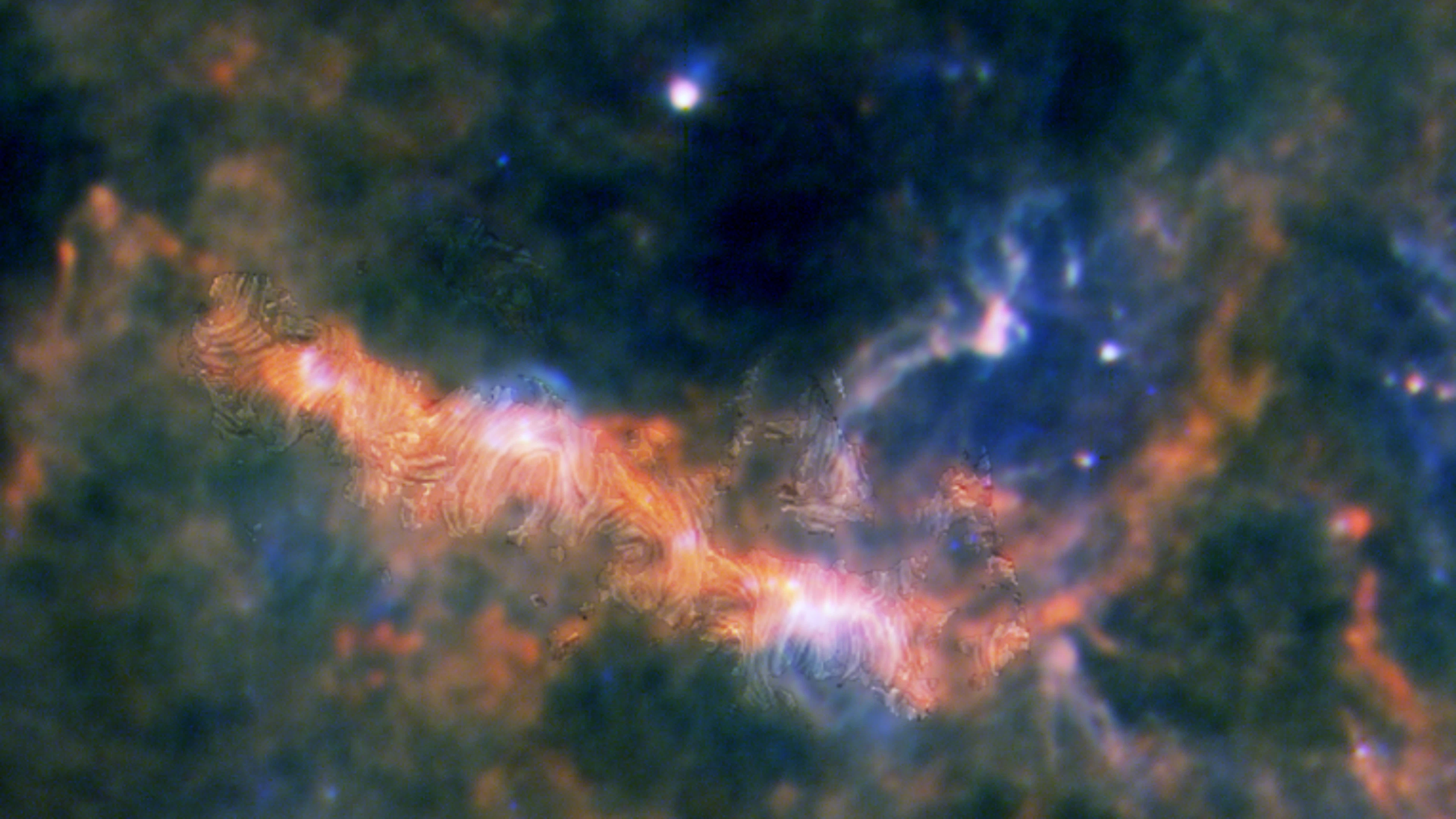 Zonder deze kosmische magneetvelden zag de nachthemel er veel helderder uit