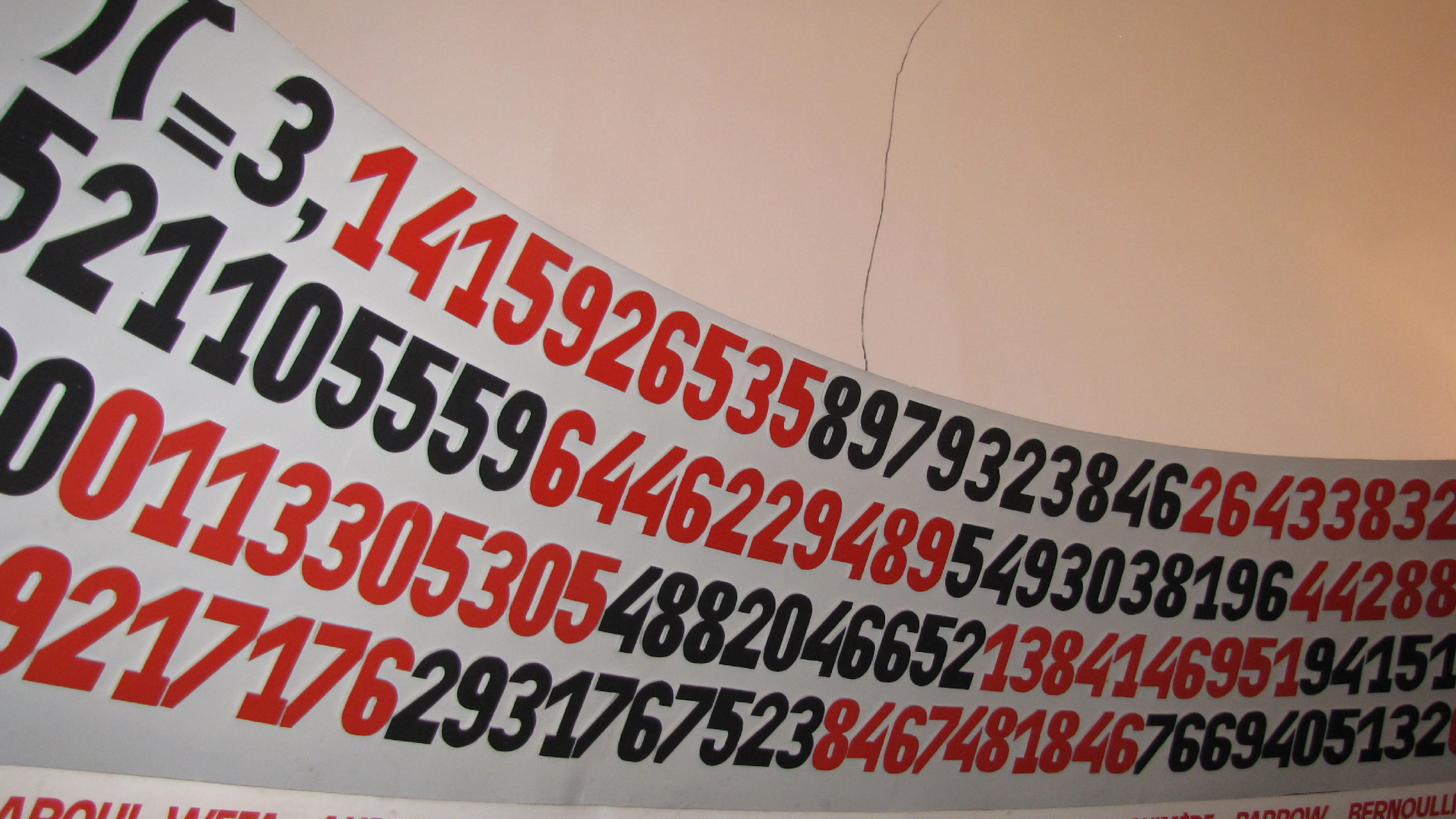 Pi in het Palais de la Découverte in Parijs Twintig weetjes over pi