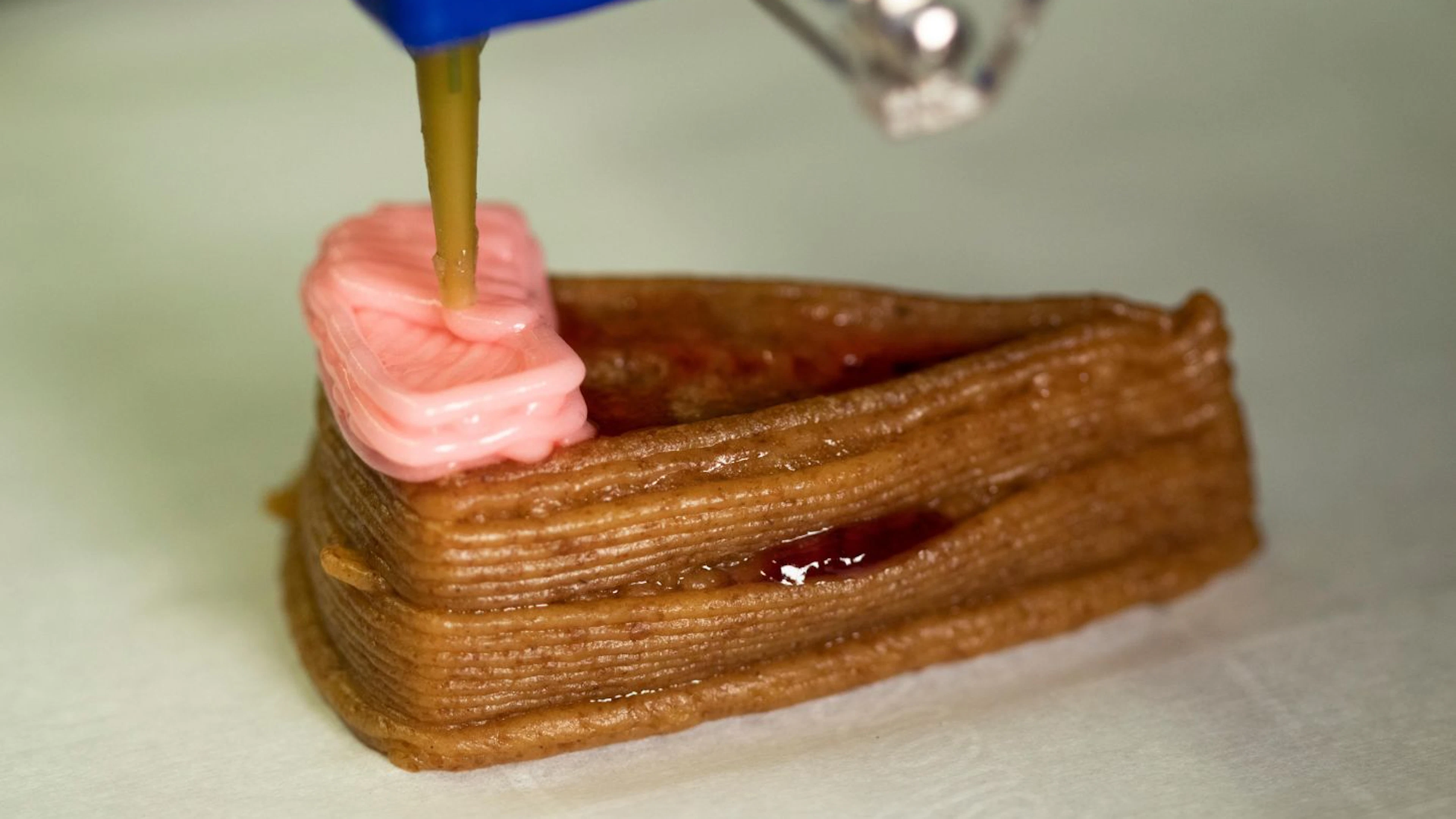 Deze 3D-geprinte taart geeft een voorproefje van digitaal koken