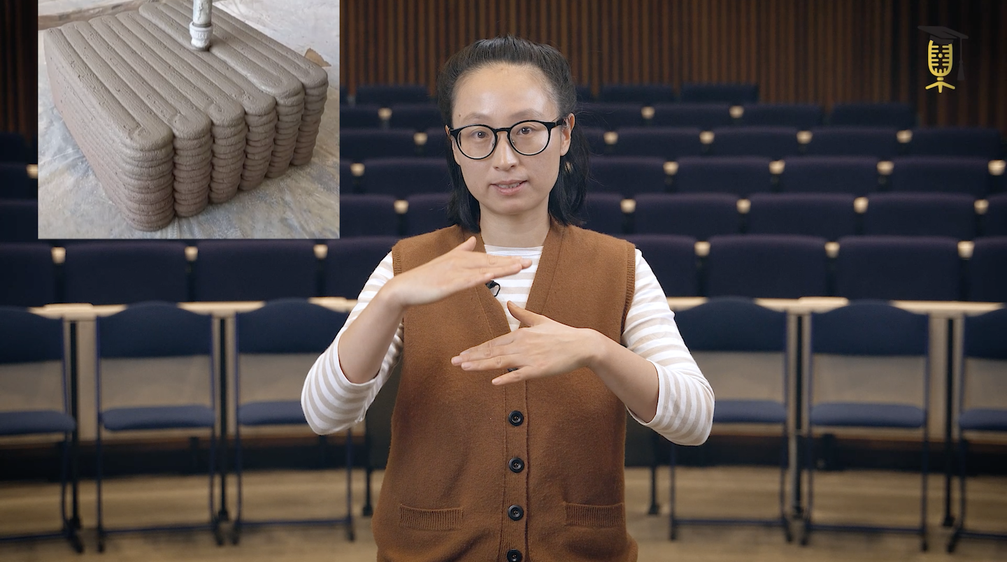 Yanjuan Chen (VUB) wil de betonmix verbeteren voor het 3D-printen met beton