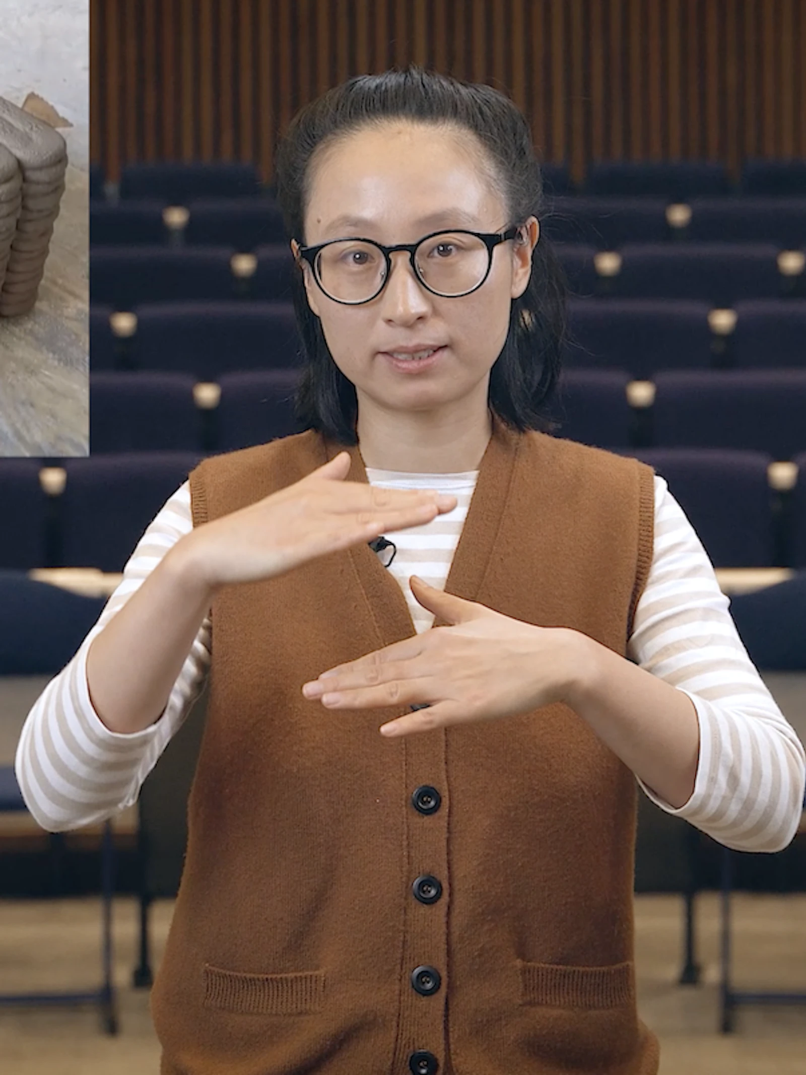 Yanjuan Chen (VUB) wil de betonmix verbeteren voor het 3D-printen met beton Yanjuan Chen (VUB) wil de betonmix verbeteren voor het 3D-printen met beton