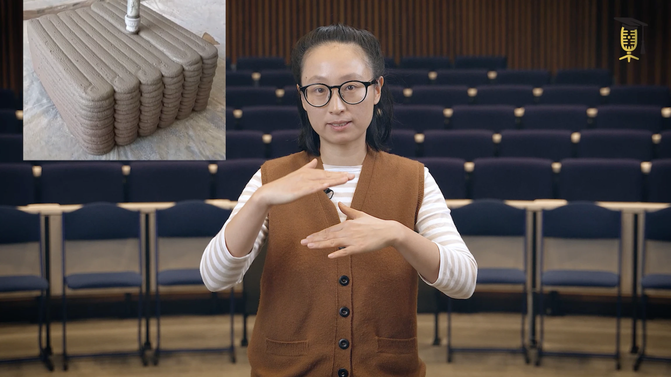 Yanjuan Chen (VUB) wil de betonmix verbeteren voor het 3D-printen met beton Yanjuan Chen (VUB) wil de betonmix verbeteren voor het 3D-printen met beton