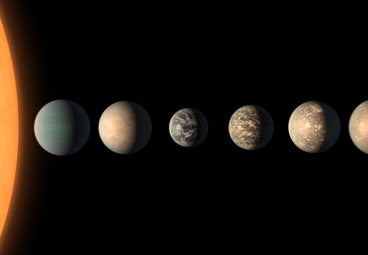 James Webb gunt een nieuwe blik op het TRAPPIST-systeem
