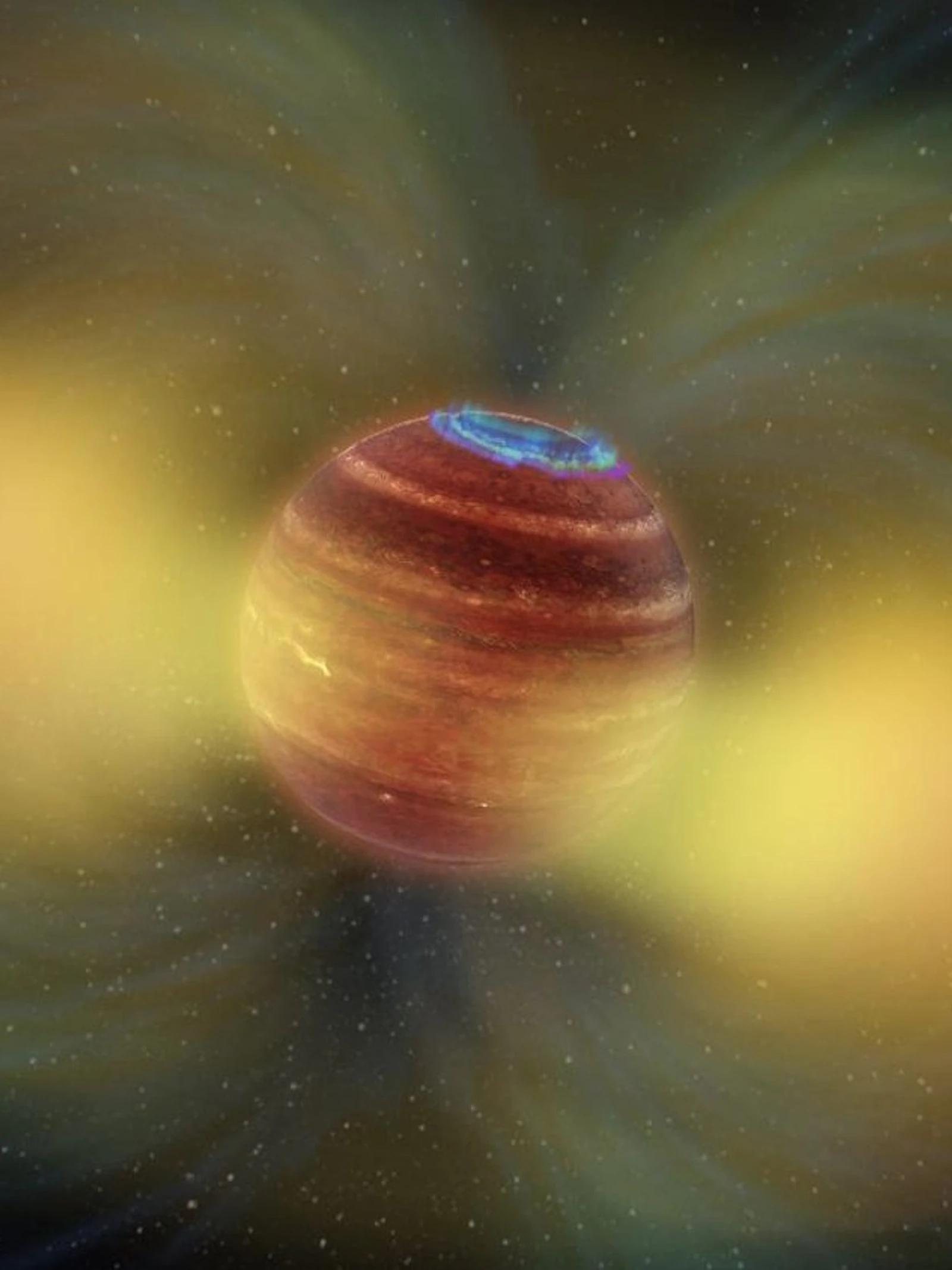 Astronomen ontdekken eerste stralingsgordel buiten ons zonnestelsel