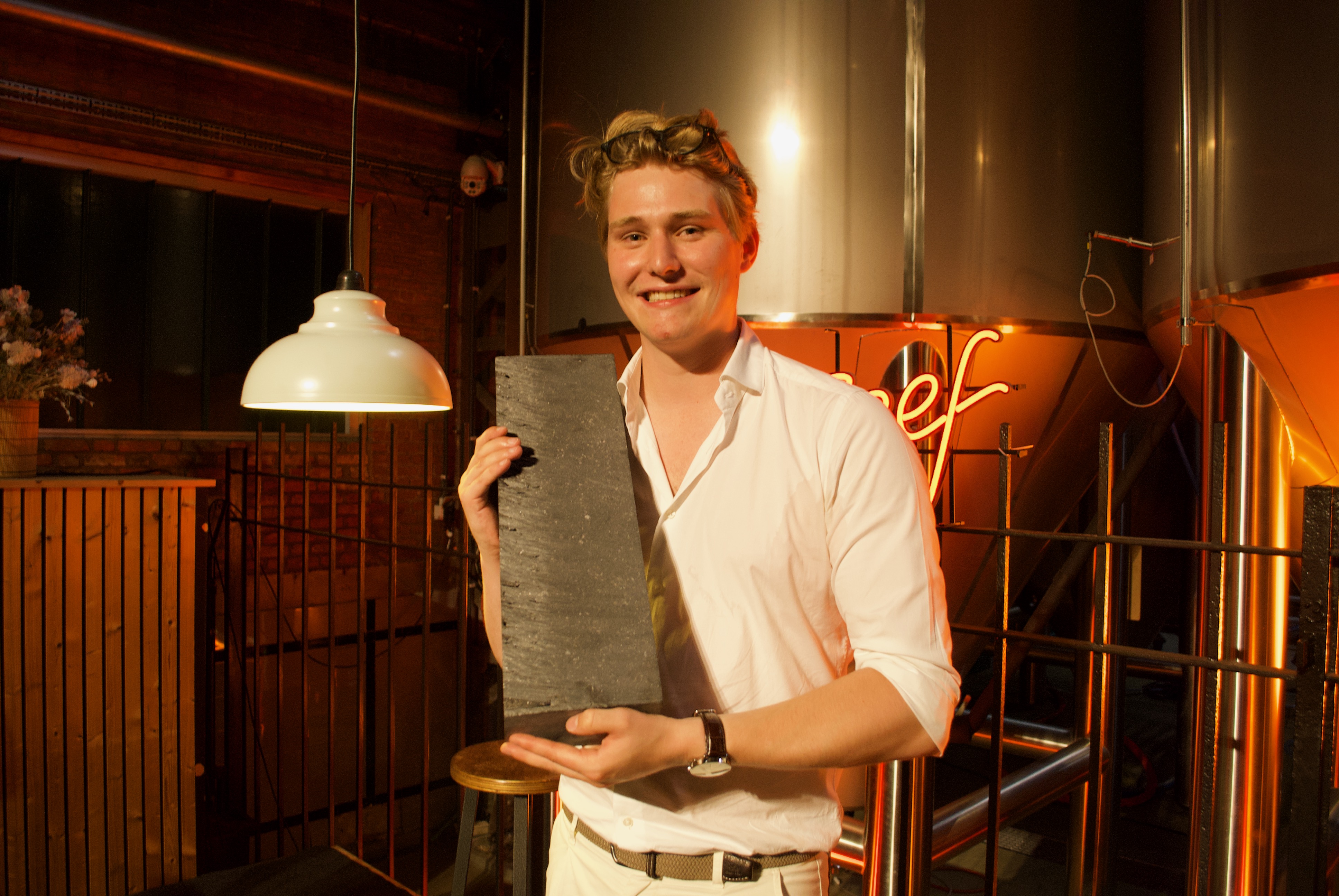 Ignace De Decker wint de publieksprijs van de Eos Pipet 2023