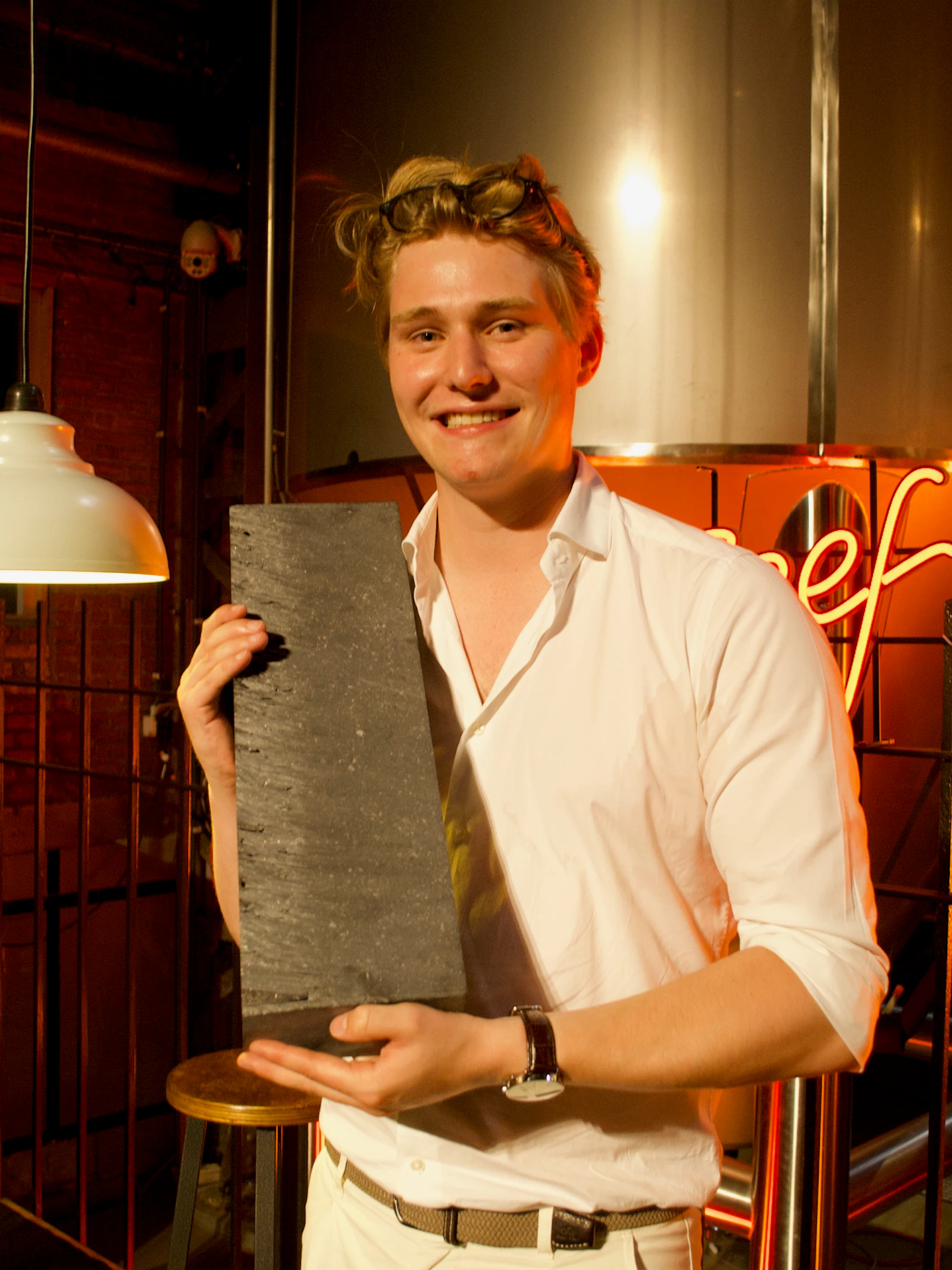 Ignace De Decker wint de publieksprijs van de Eos Pipet 2023
