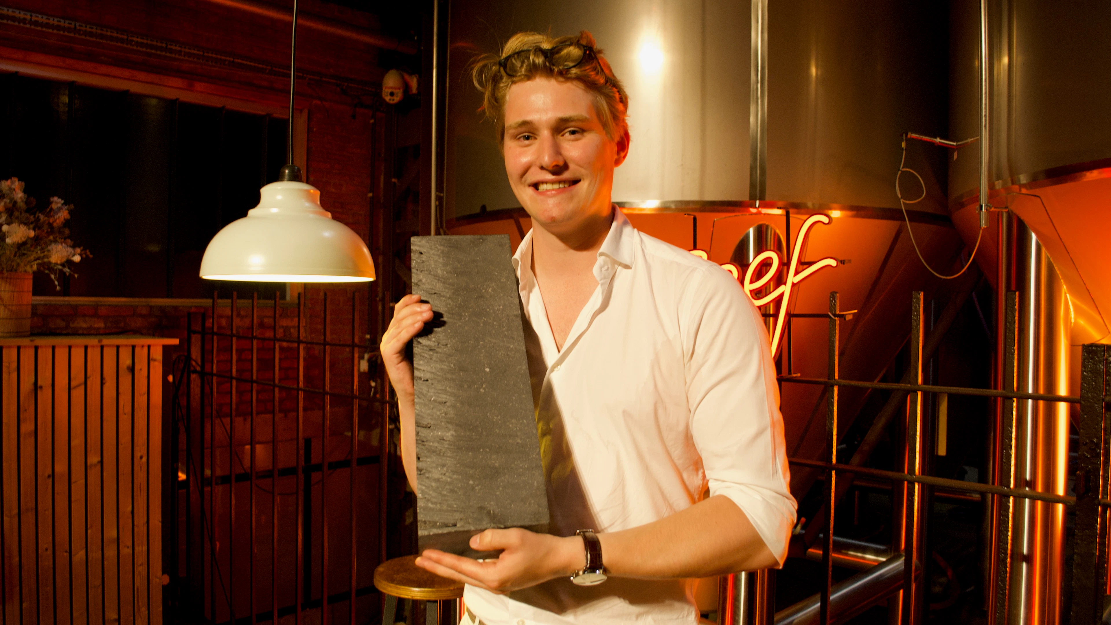 Ignace De Decker wint de publieksprijs van de Eos Pipet 2023