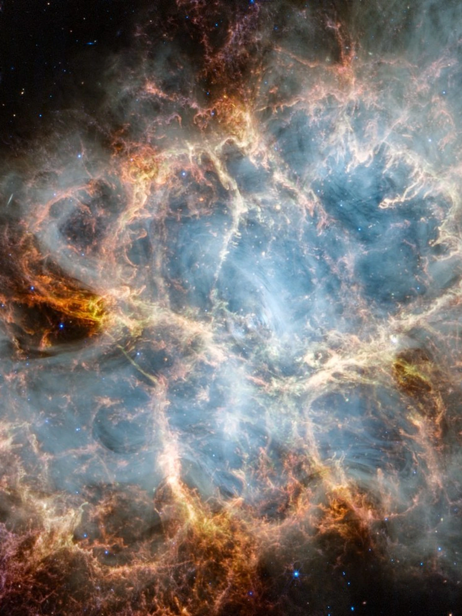 Zo zien de resten van een supernova-explosie eruit