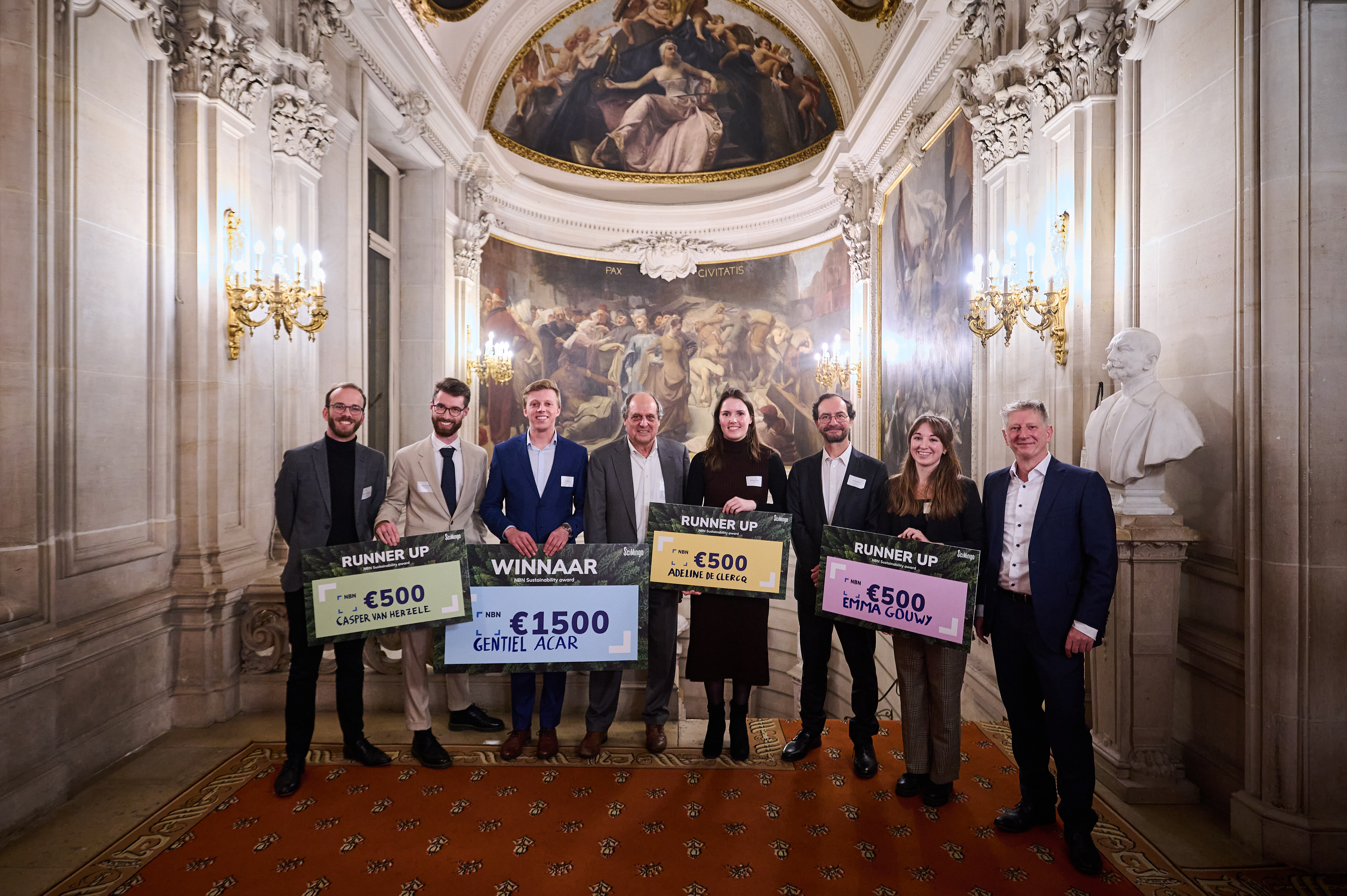 Gentiel Acar (UGent) wint NBN Sustainability Award - foto (c) Grégory De Leeuw