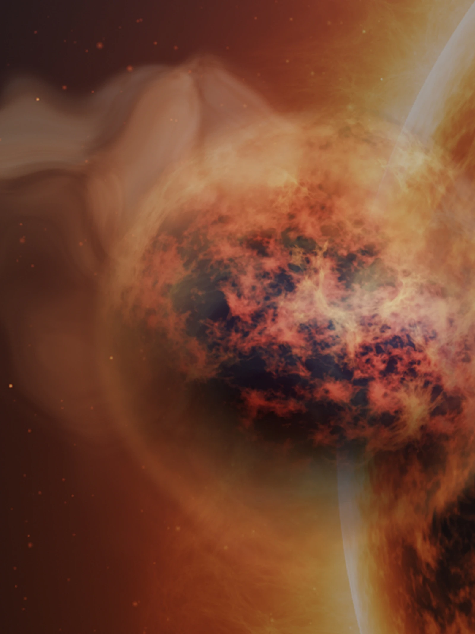 Bizarre zandwolken in ‘suikerspinplaneet’ ontdekt door James Webb-telescoop