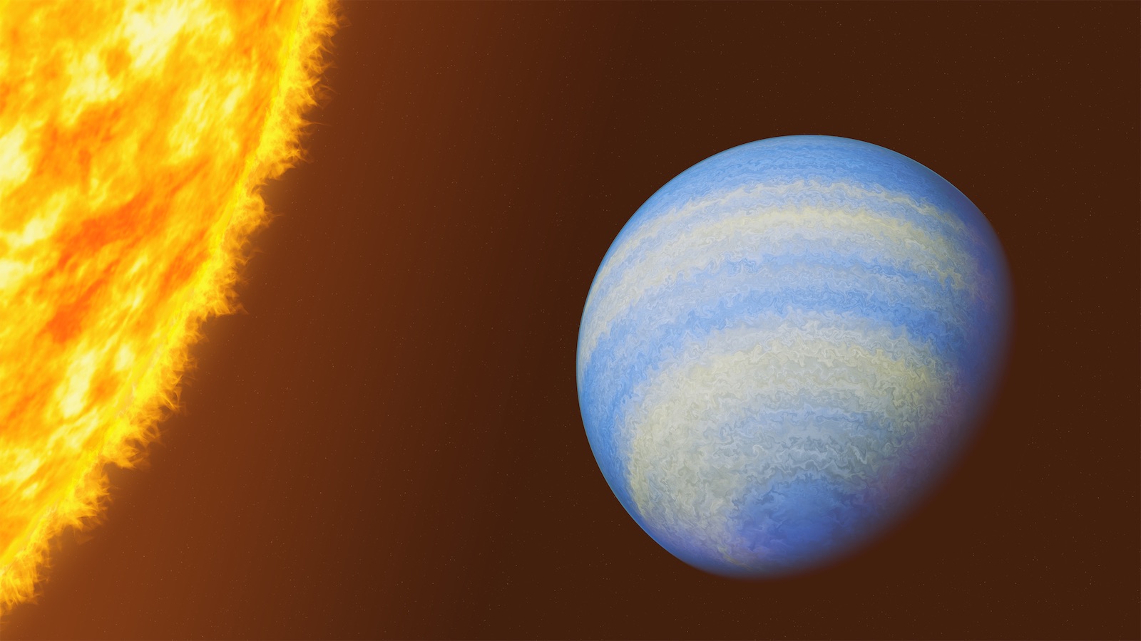 Deze nabije exoplaneet stinkt naar rotte eieren