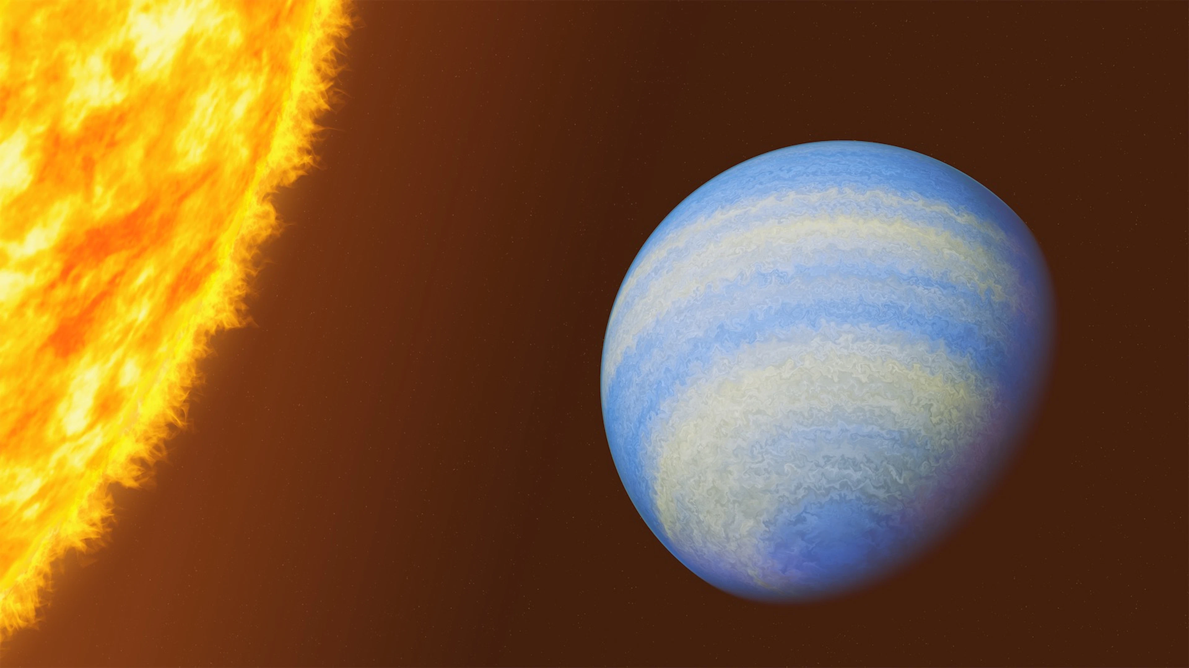 Deze nabije exoplaneet stinkt naar rotte eieren