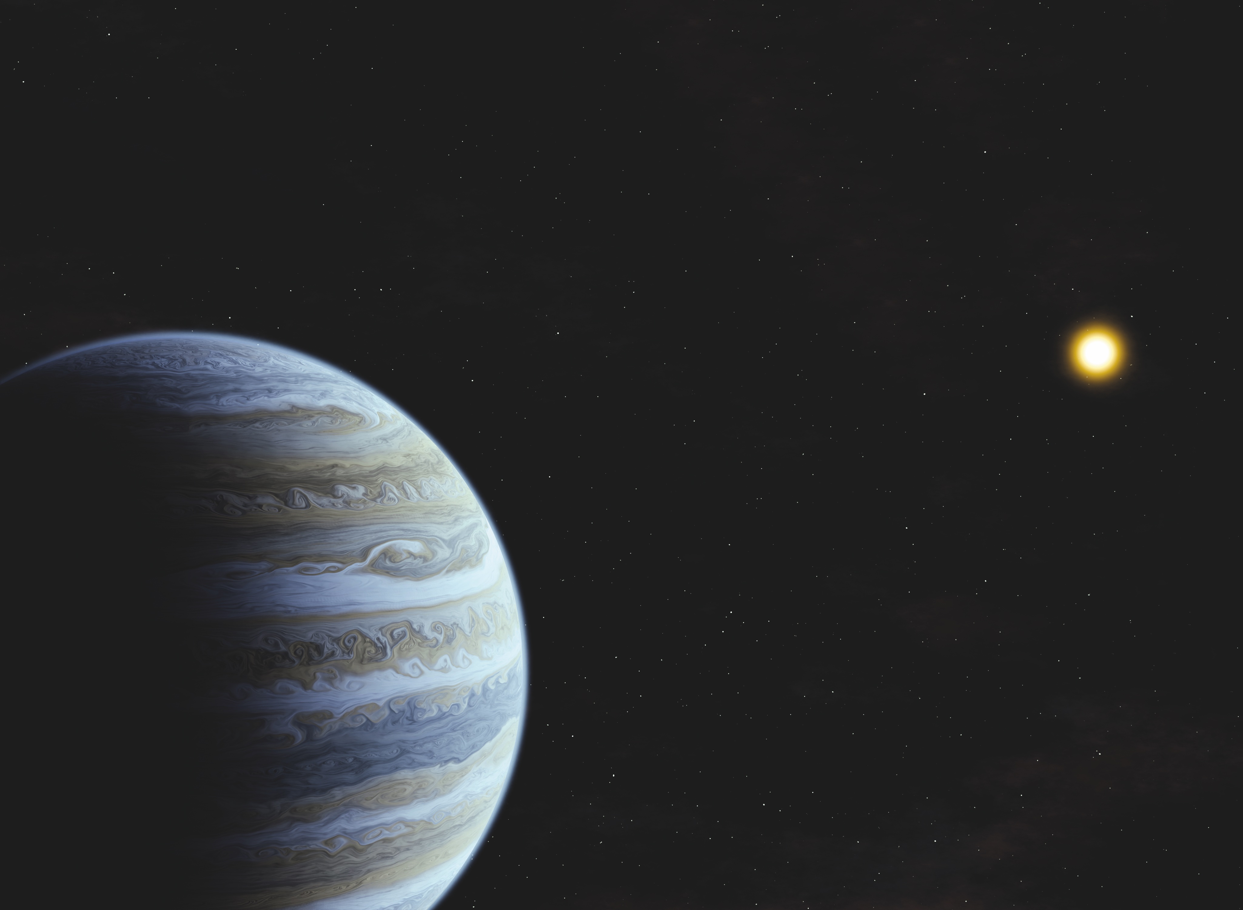 James Webb fotografeert oude, koude super-Jupiter