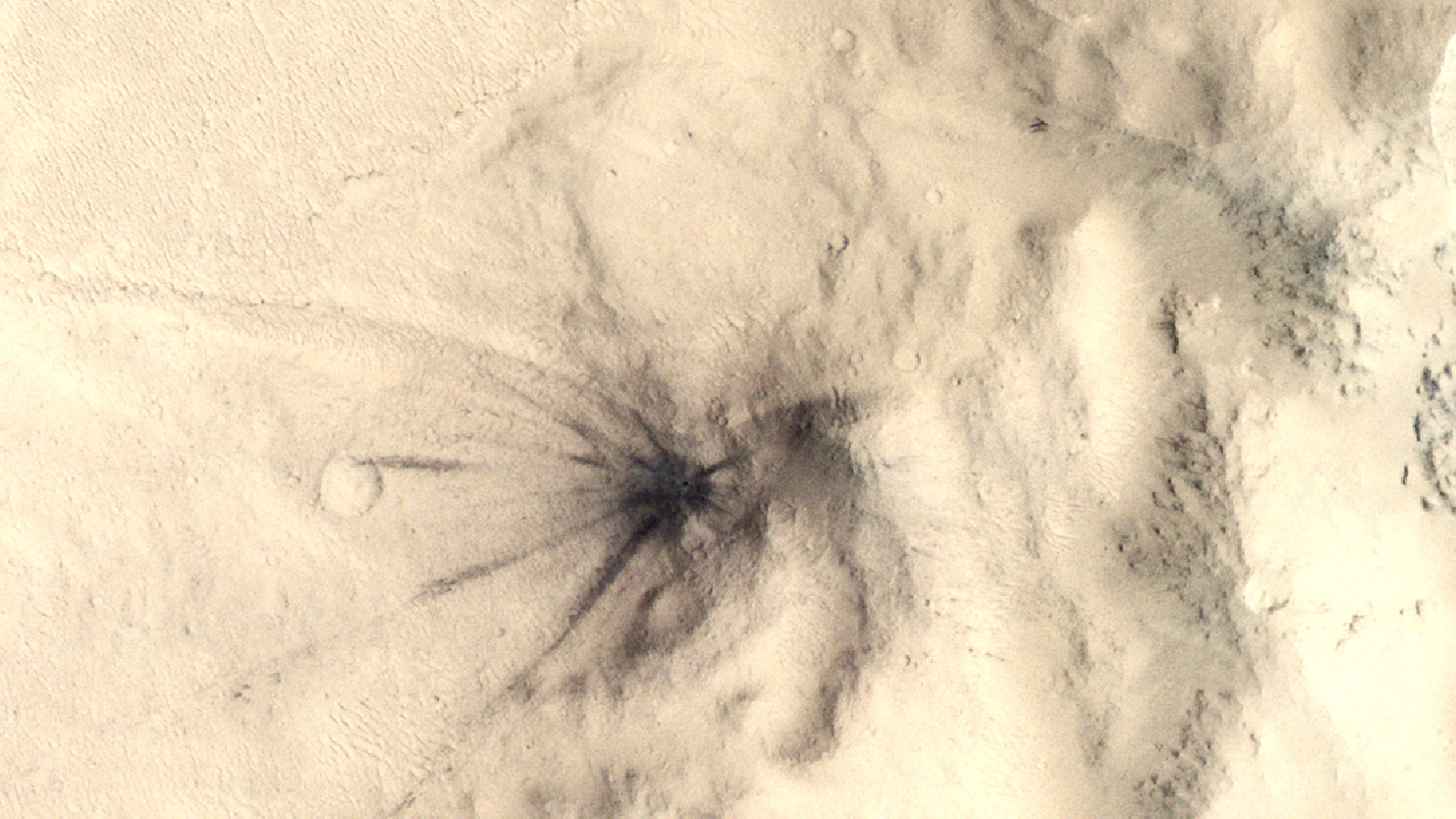 Meteorietinslagen brengen Mars aan het schudden