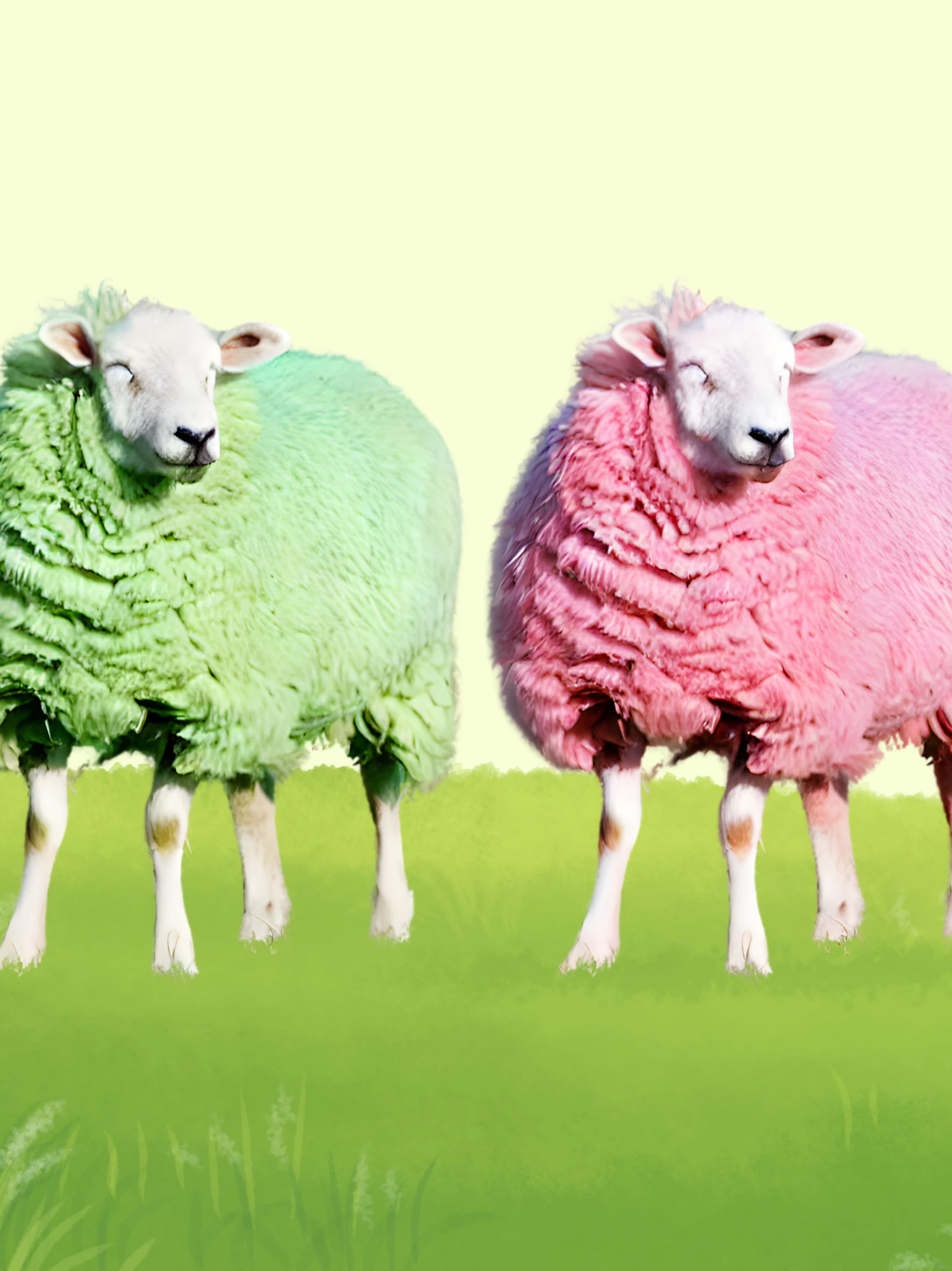 Waarom zijn schapen wit?