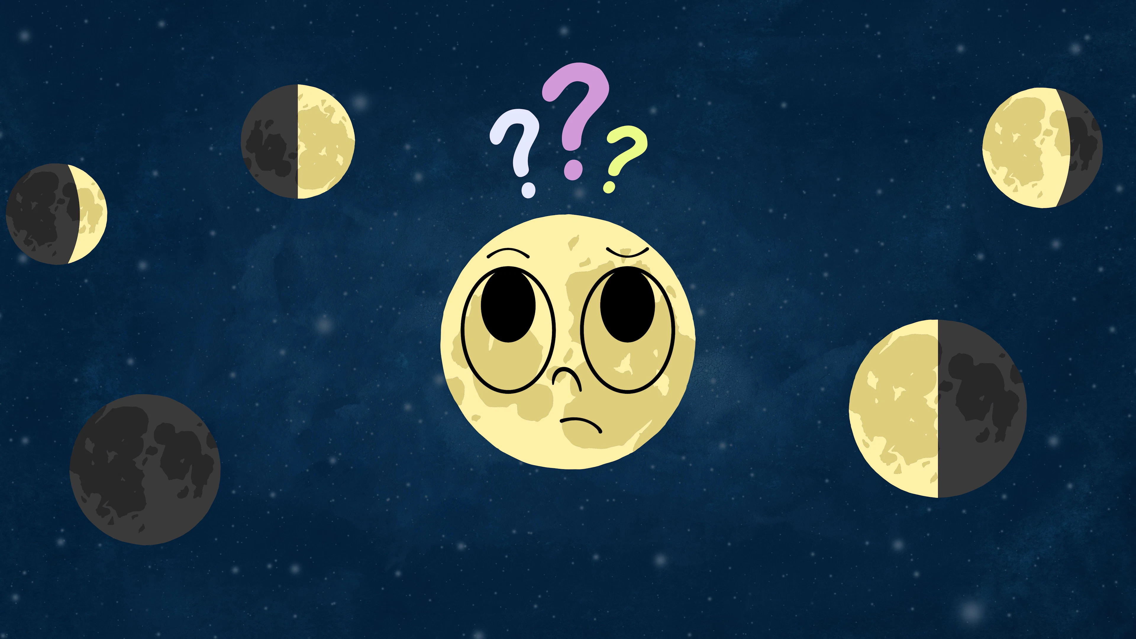 Experimenteer mee: waarom verandert de maan van vorm?