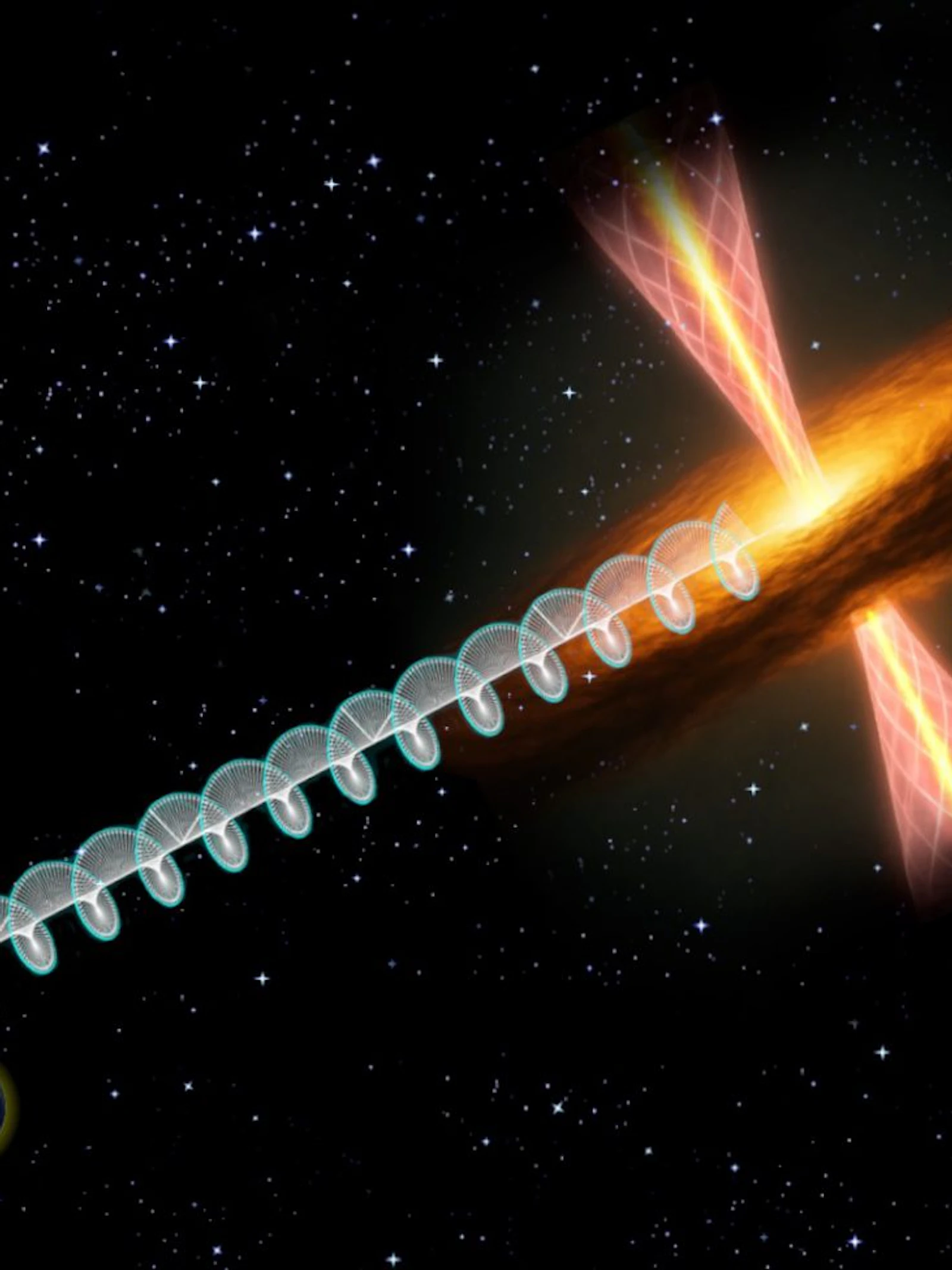 Astronomen zien eerste glimp van magnetisme bij een jonge zware ster