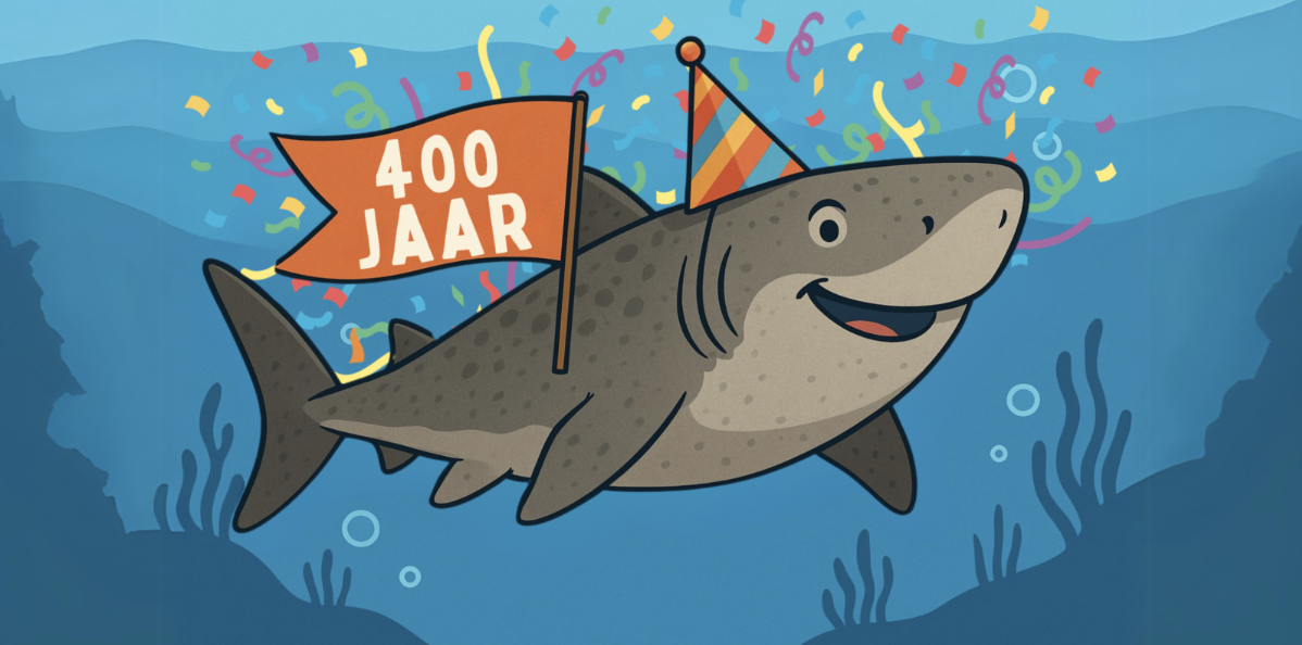 400 kaarsjes: de oudste haai ter wereld