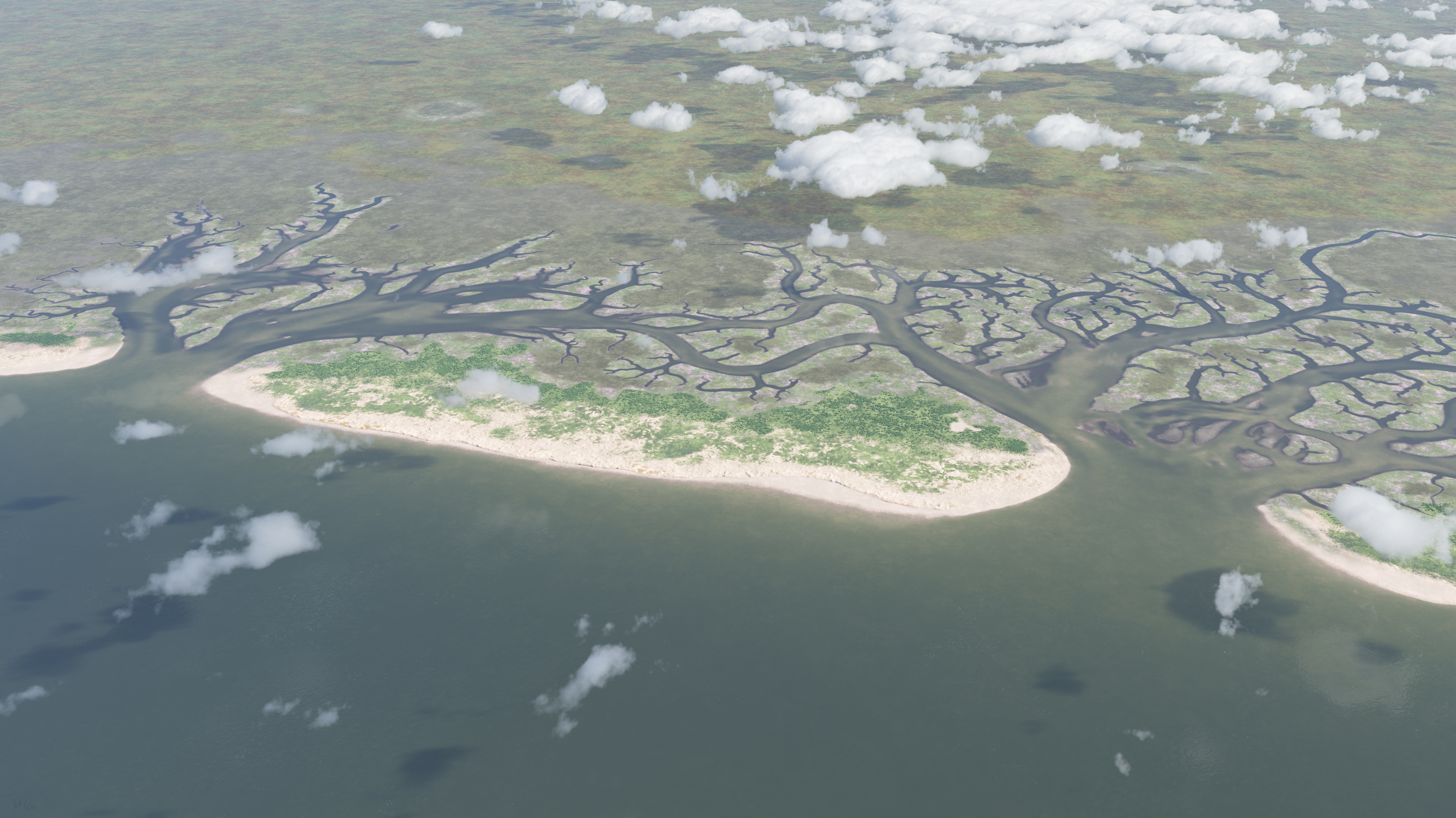 Ook voor de Belgische kust lagen vroeger waddeneilanden
