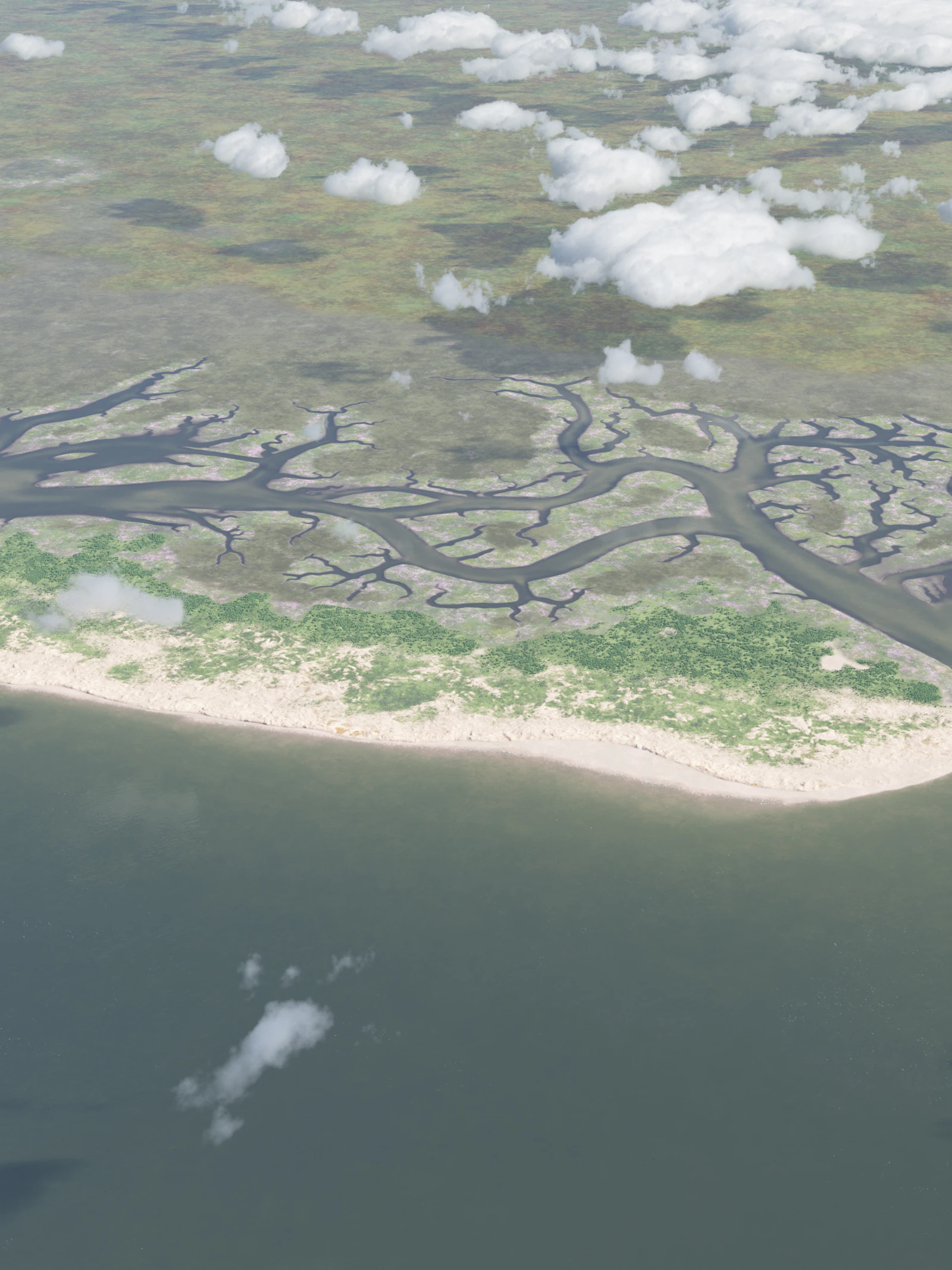 Ook voor de Belgische kust lagen vroeger waddeneilanden