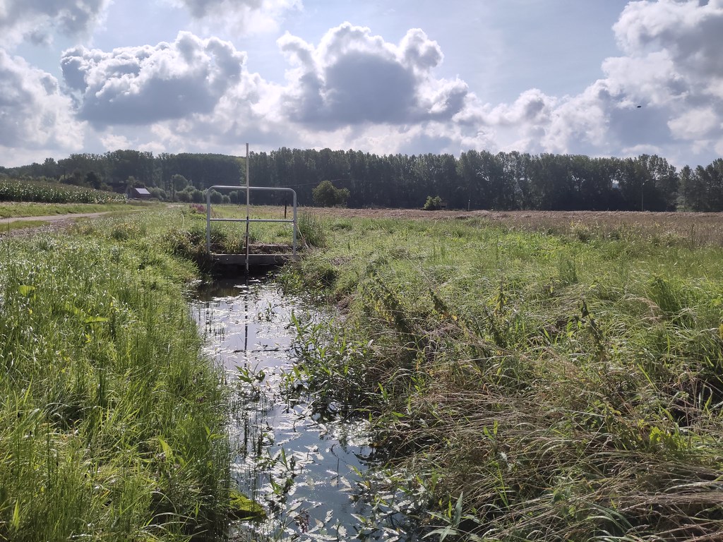 Landbouwstuwtje in Merelbeke-Melle