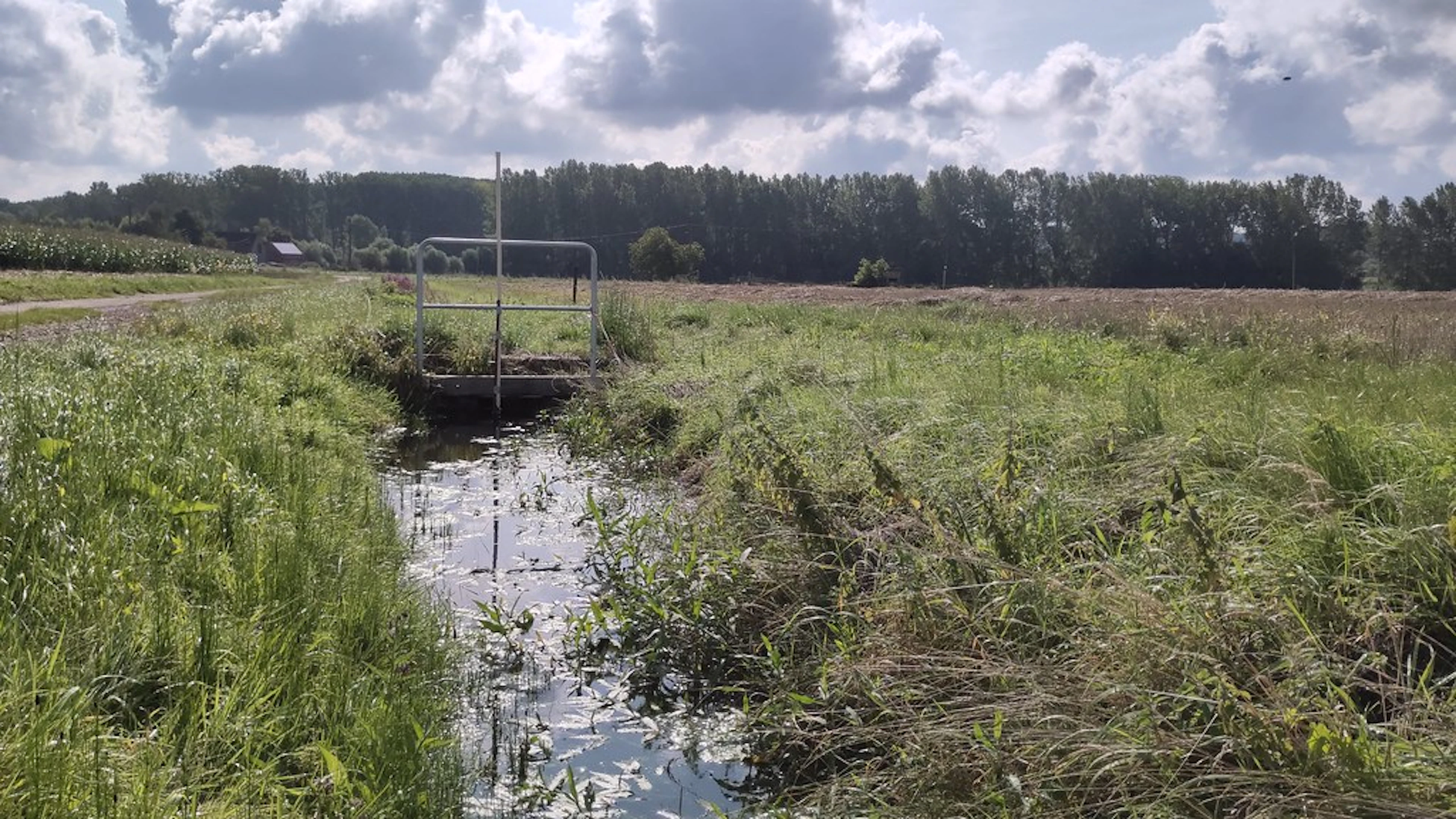 Landbouwstuwtje in Merelbeke-Melle
