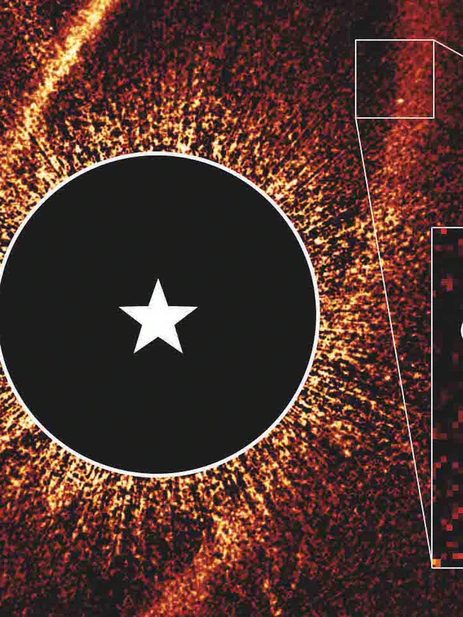 Vuurwerk bij Fomalhaut
