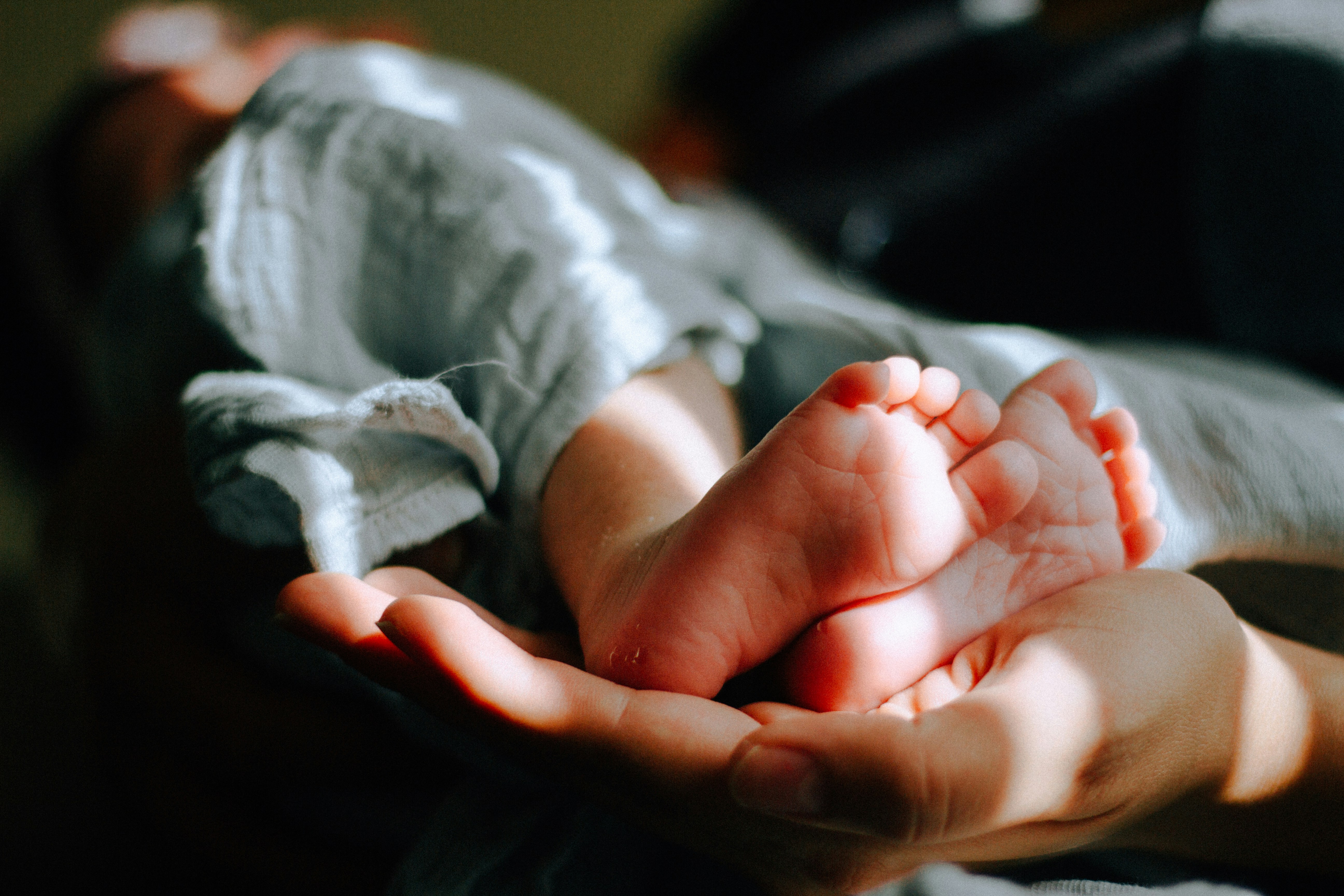 Pasgeboren baby heeft al gevoel voor ritme