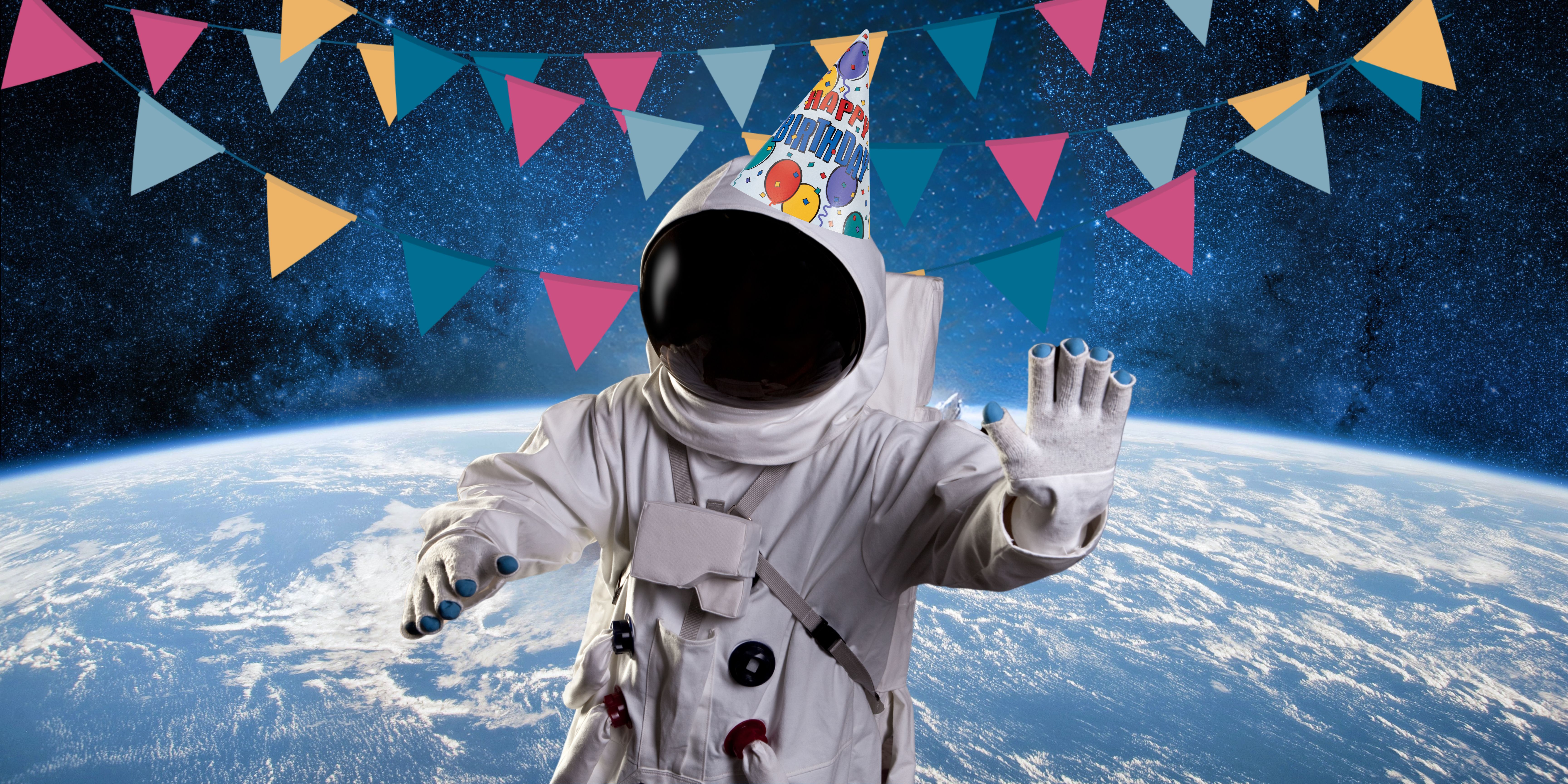 Hoe vieren astronauten hun verjaardag?