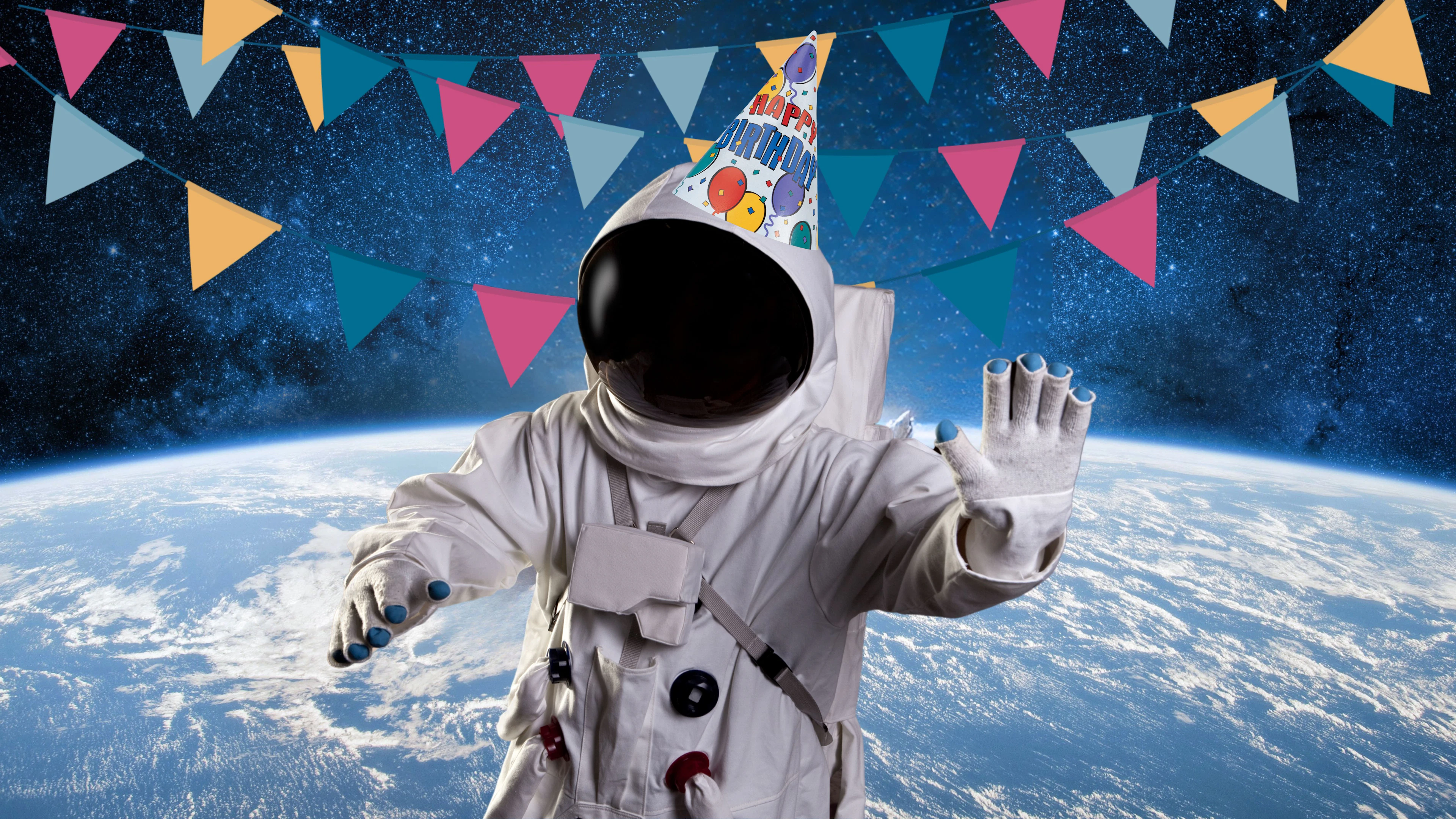 Hoe vieren astronauten hun verjaardag?