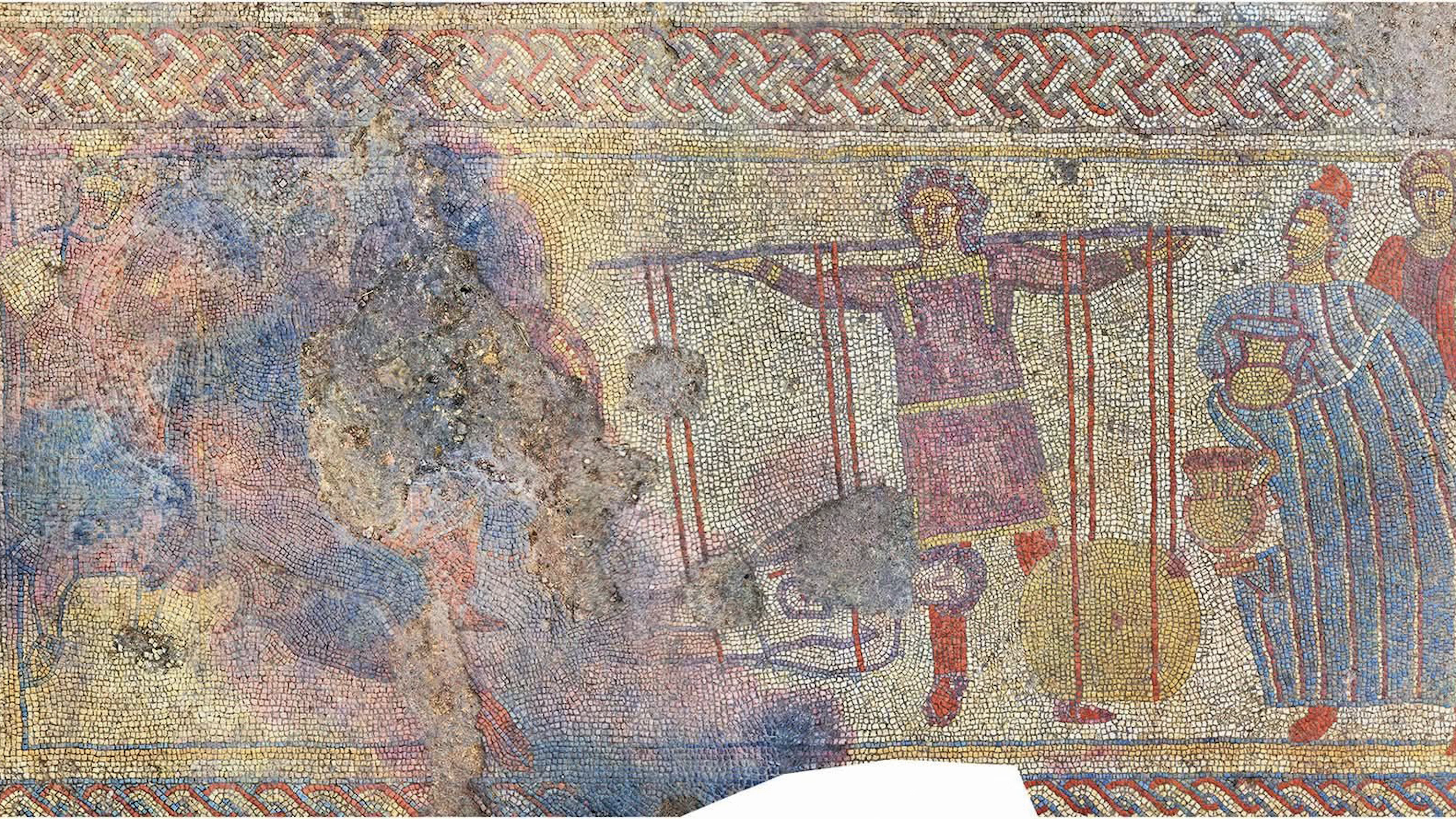 Brits-Romeinse mozaïek toont minder bekende vertelling van Trojaanse Oorlog