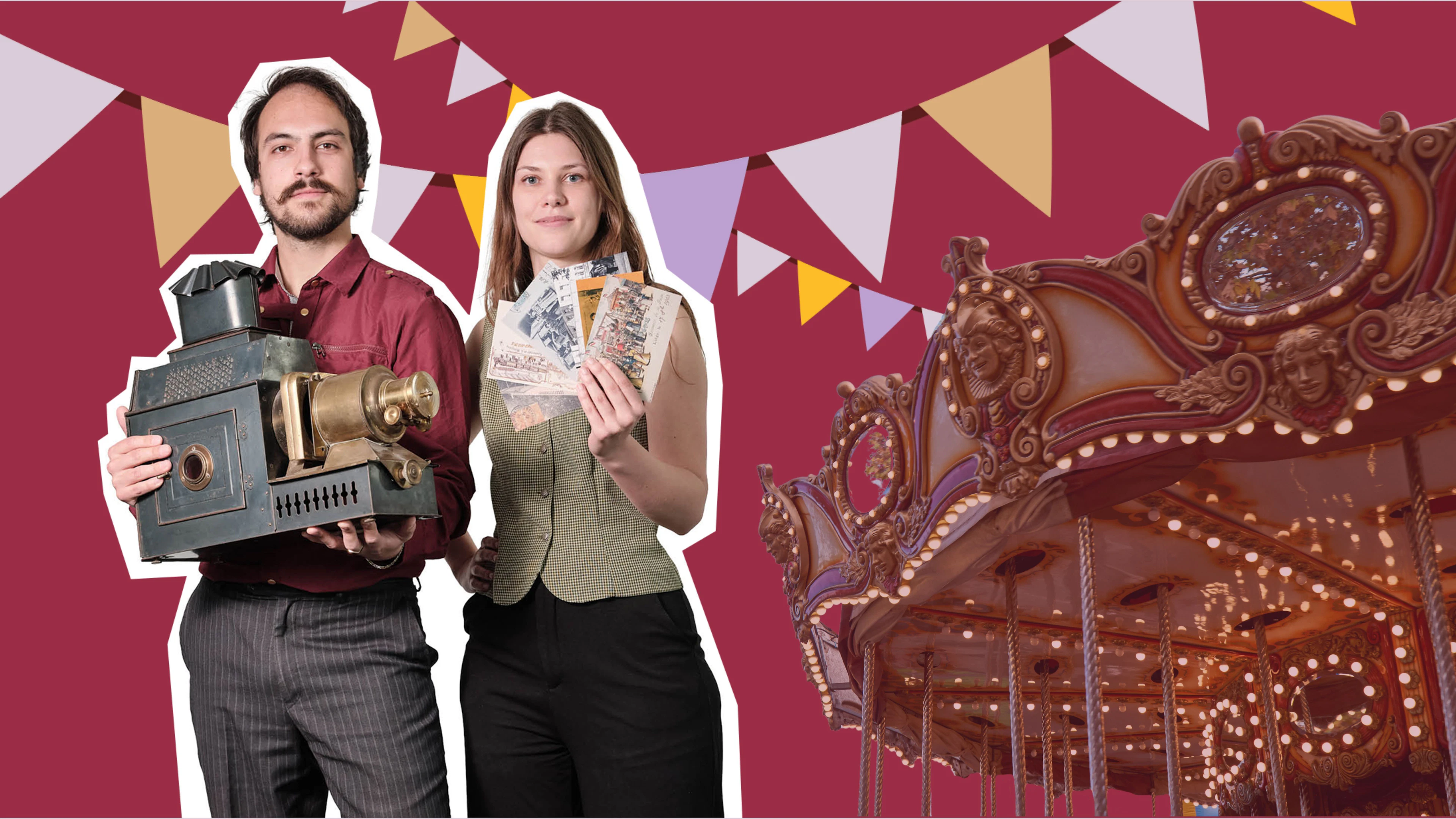 Reis naar de kermis van vroeger met Gitte & Tim