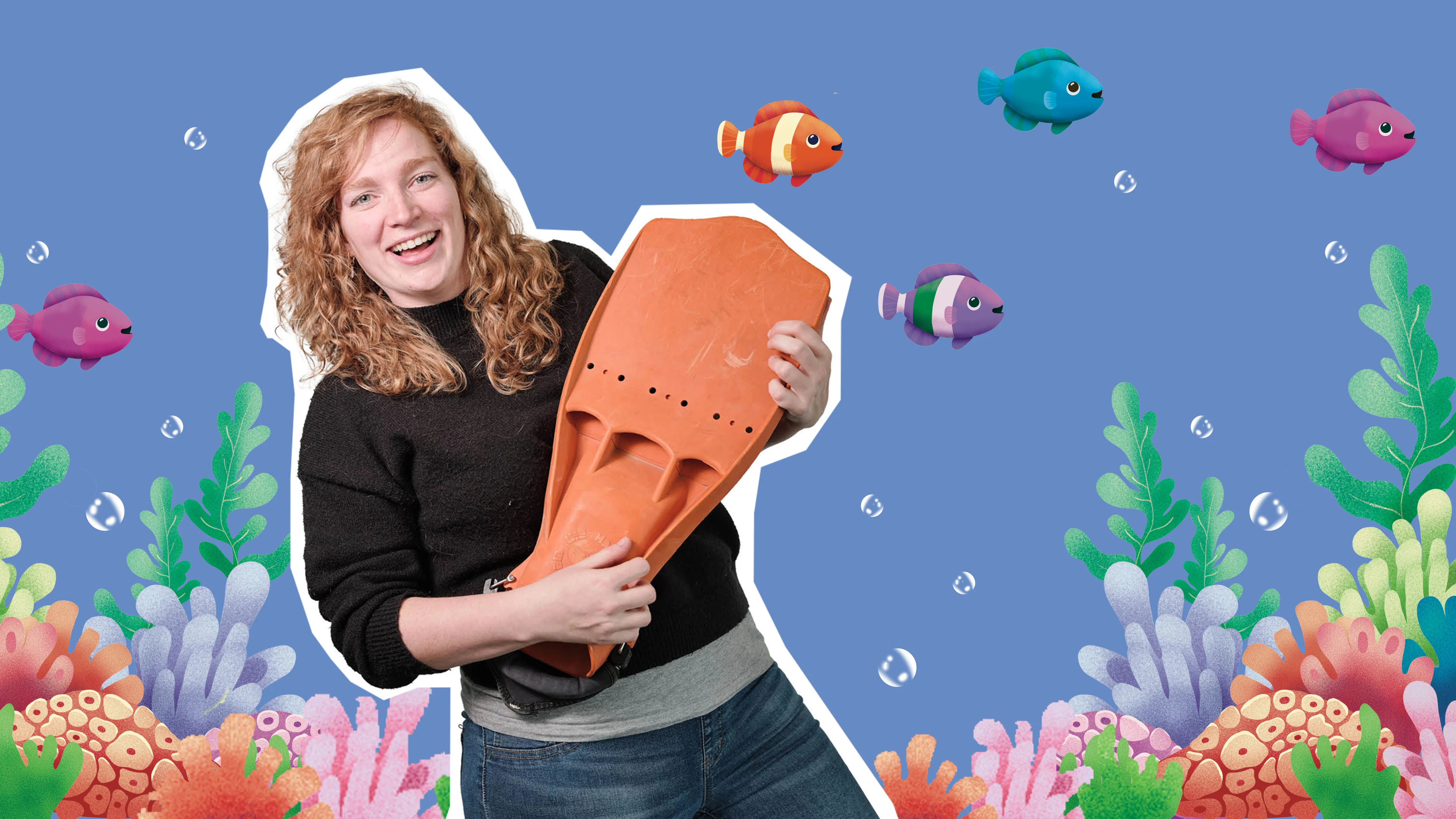 Duik onder water met Charlotte