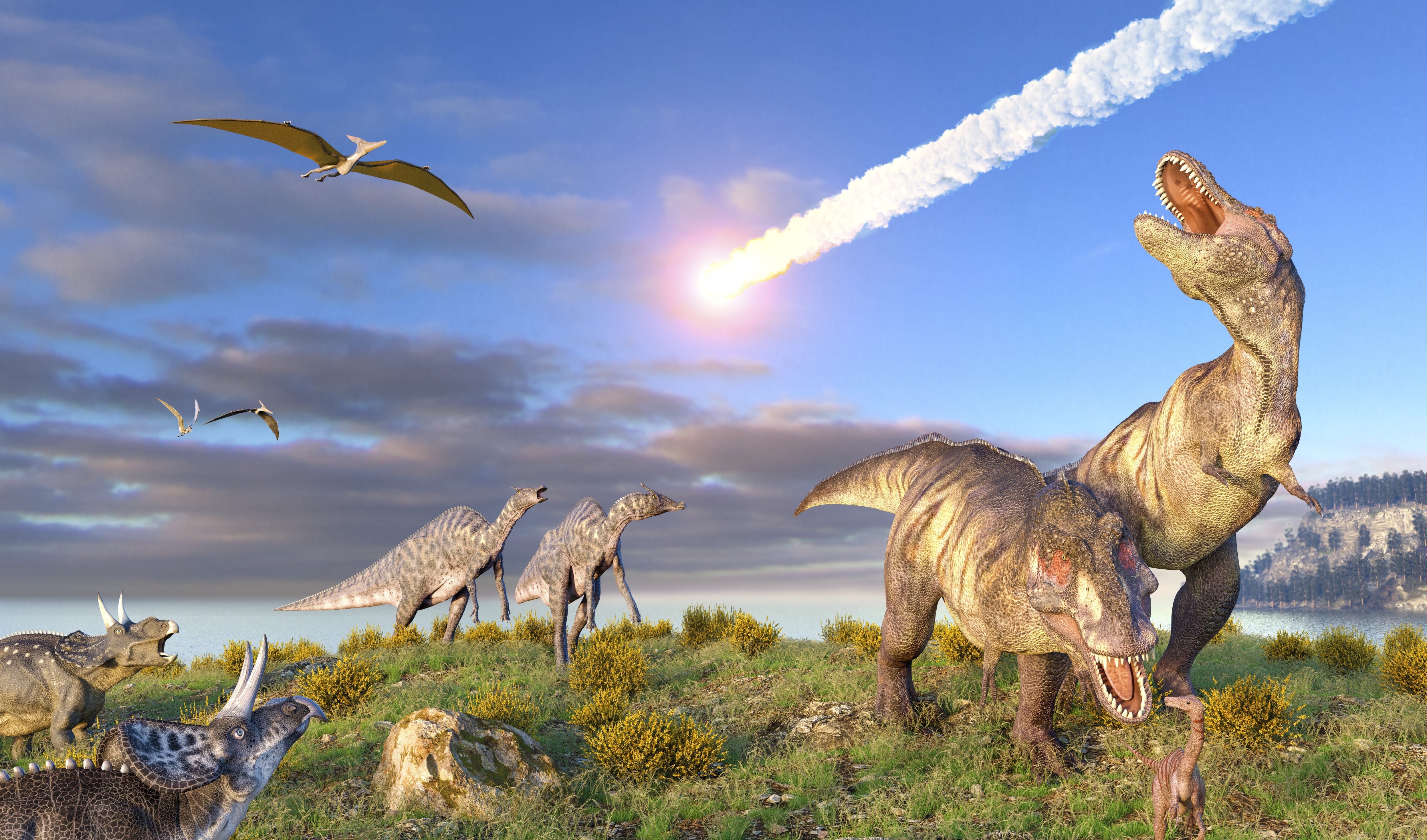 Dino’s kregen mogelijk eerst een vuurstorm te verduren