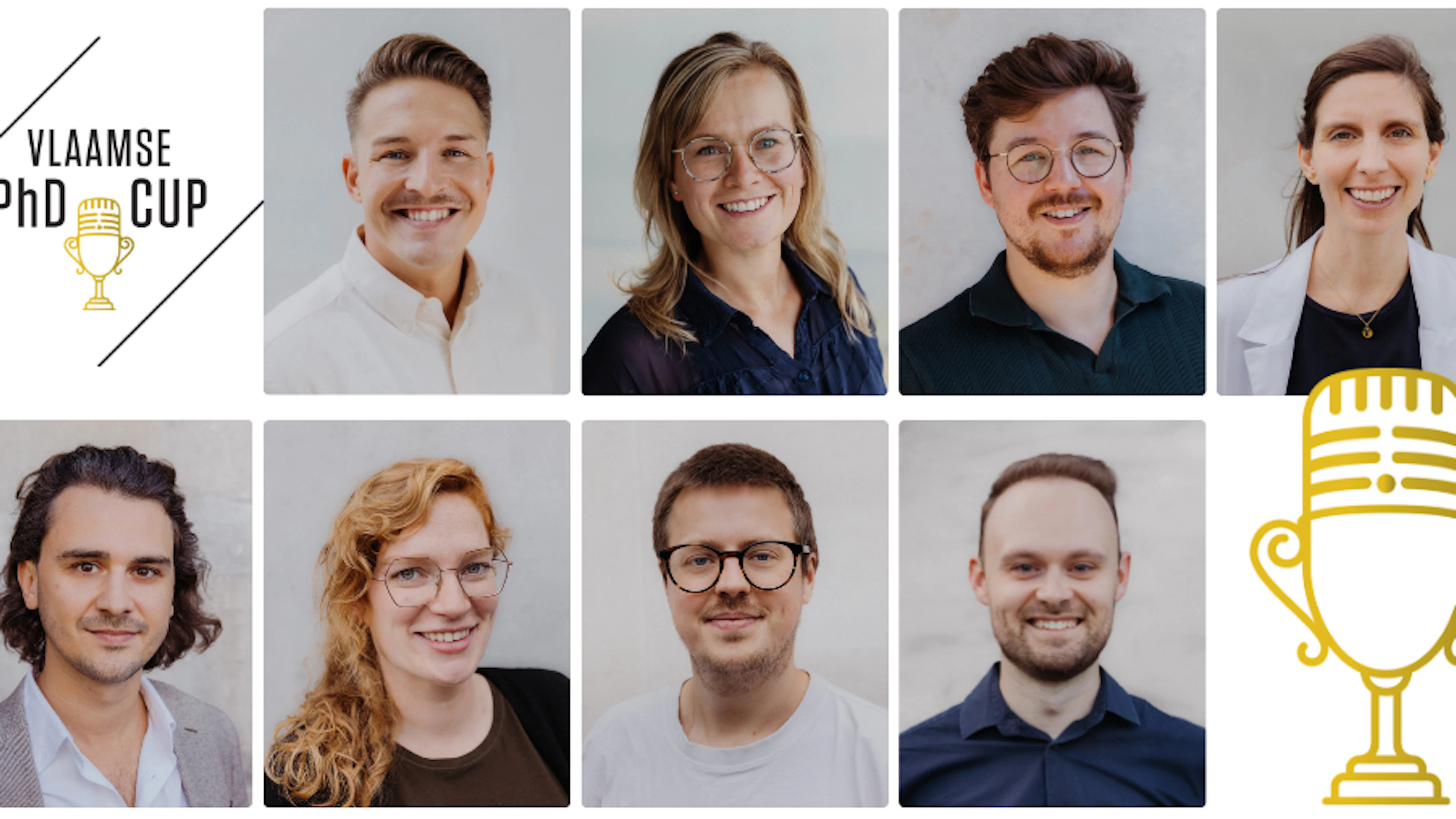 Finaletickets op zak: deze acht onderzoekers maken kans op de PhD Cup 2026