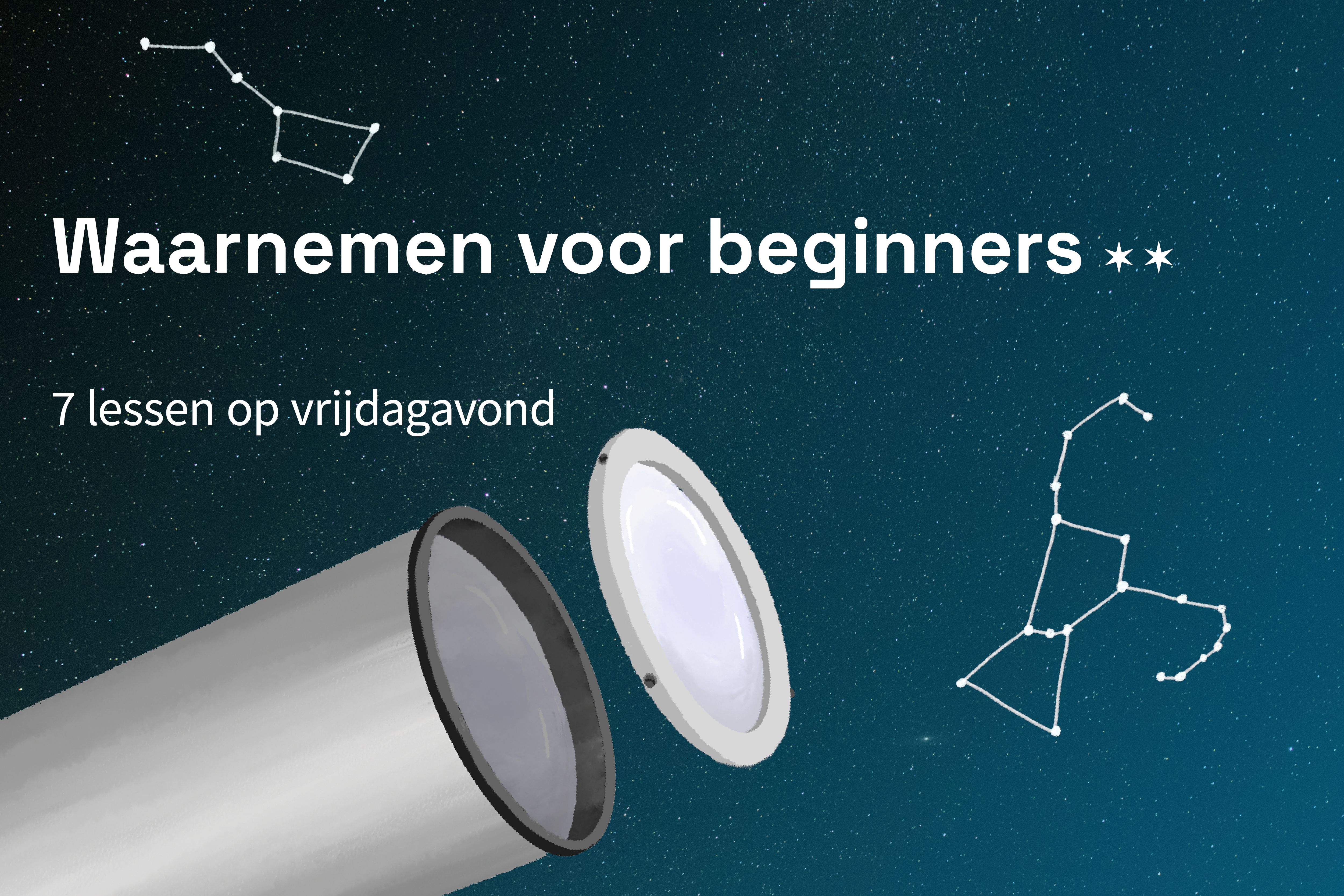 Waarnemen voor beginners 2026-2027