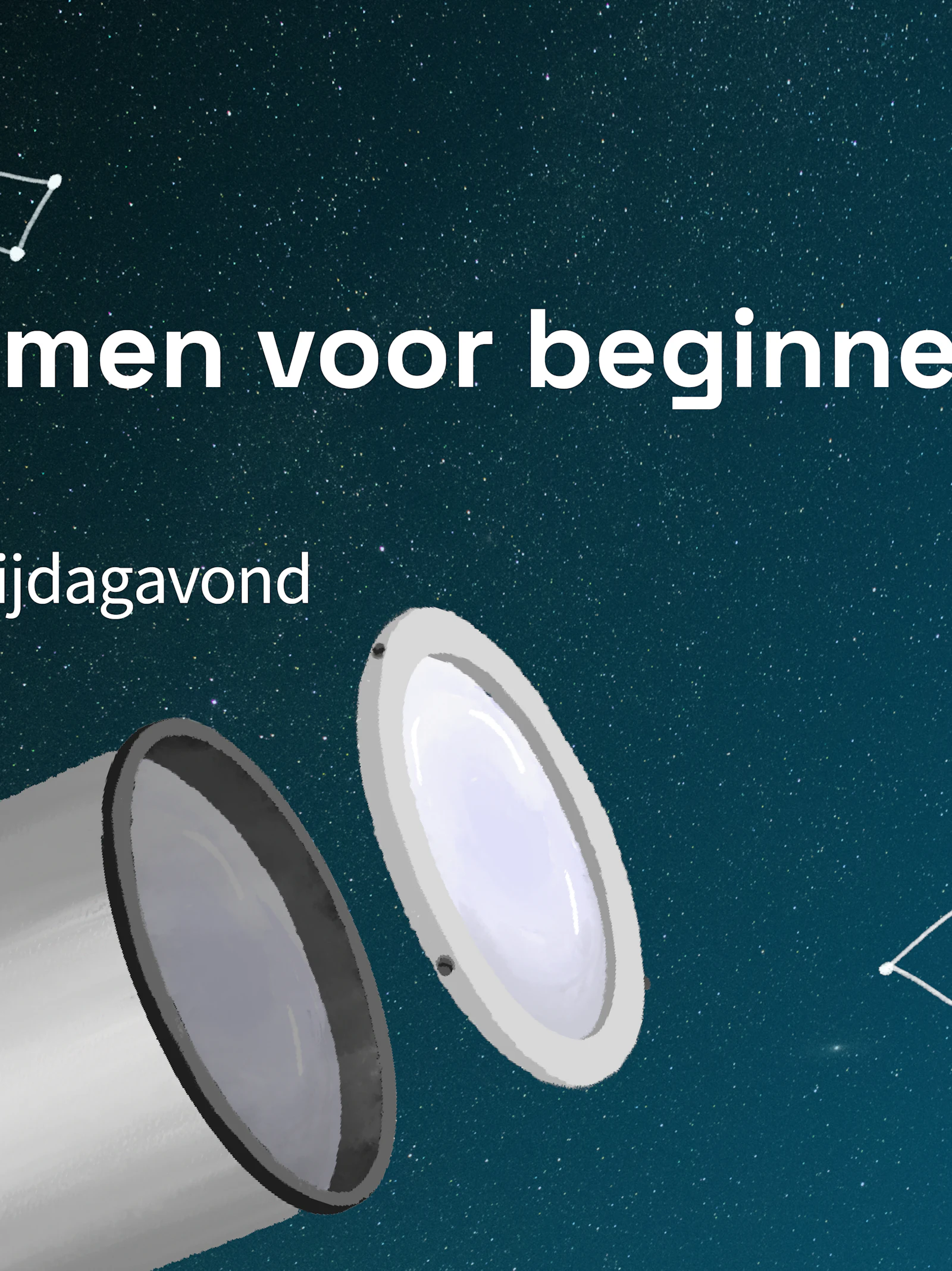 Waarnemen voor beginners 2026-2027