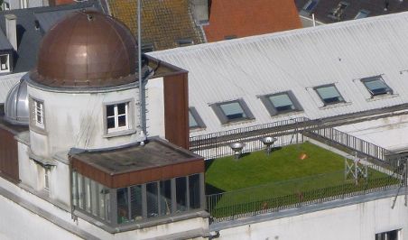 UGent Volkssterrenwacht Armand Pien vanuit de lucht