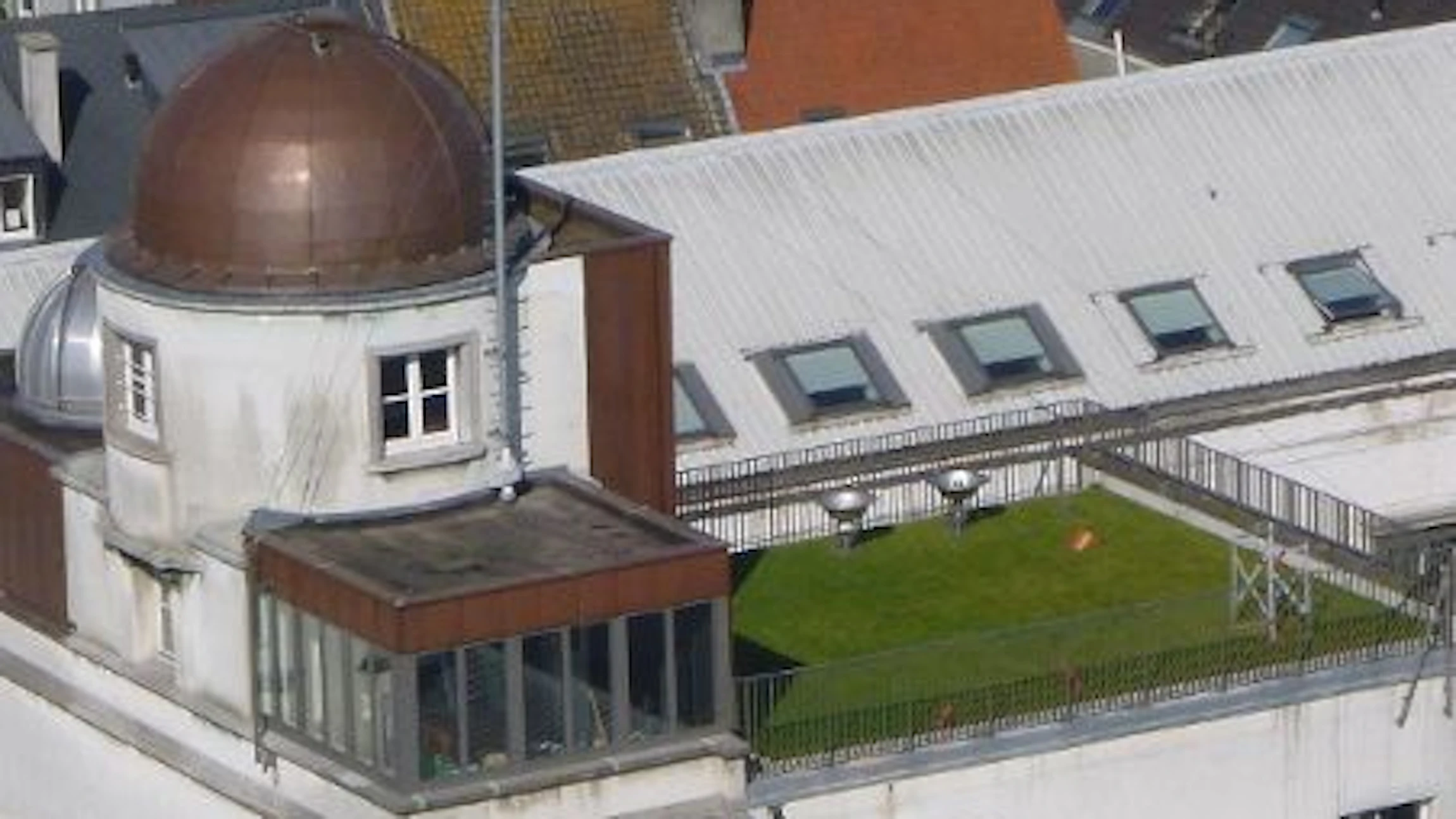UGent Volkssterrenwacht Armand Pien vanuit de lucht
