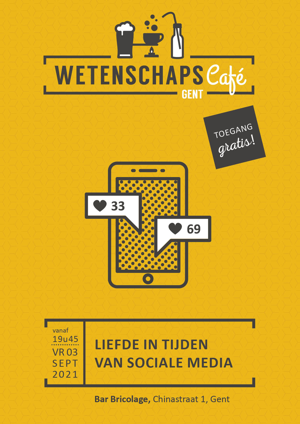 Flyer Liefde in Tijden van Sociale Media