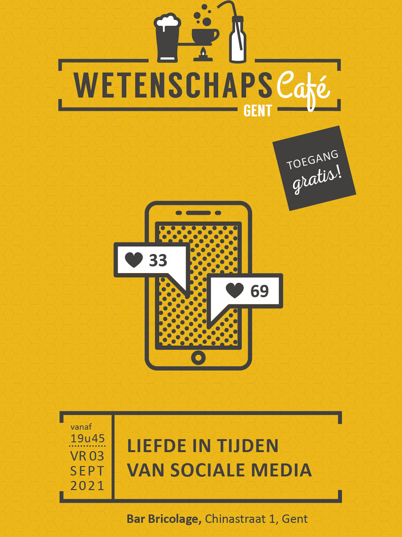 Flyer Liefde in Tijden van Sociale Media