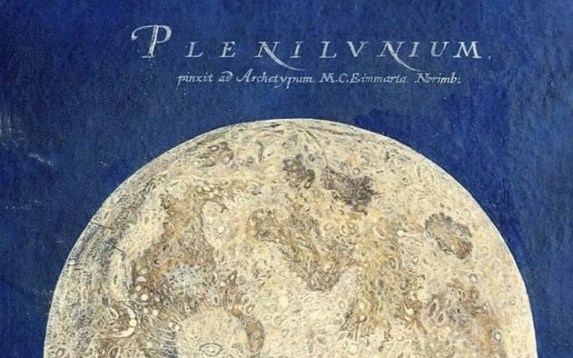 Maria Clara Eimmart, Volle maan, 1693-98 © Museo della Specola, Università di Bologna
