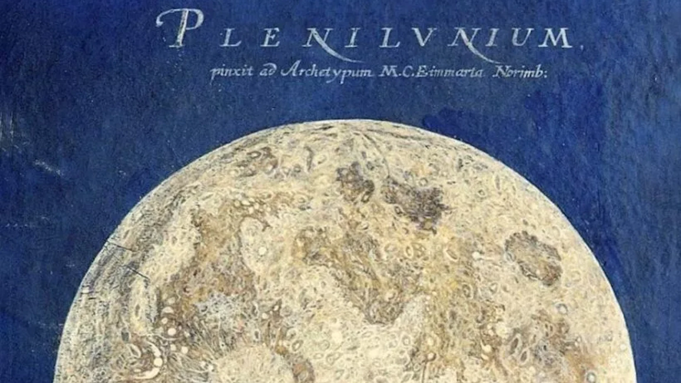 Maria Clara Eimmart, Volle maan, 1693-98 © Museo della Specola, Università di Bologna