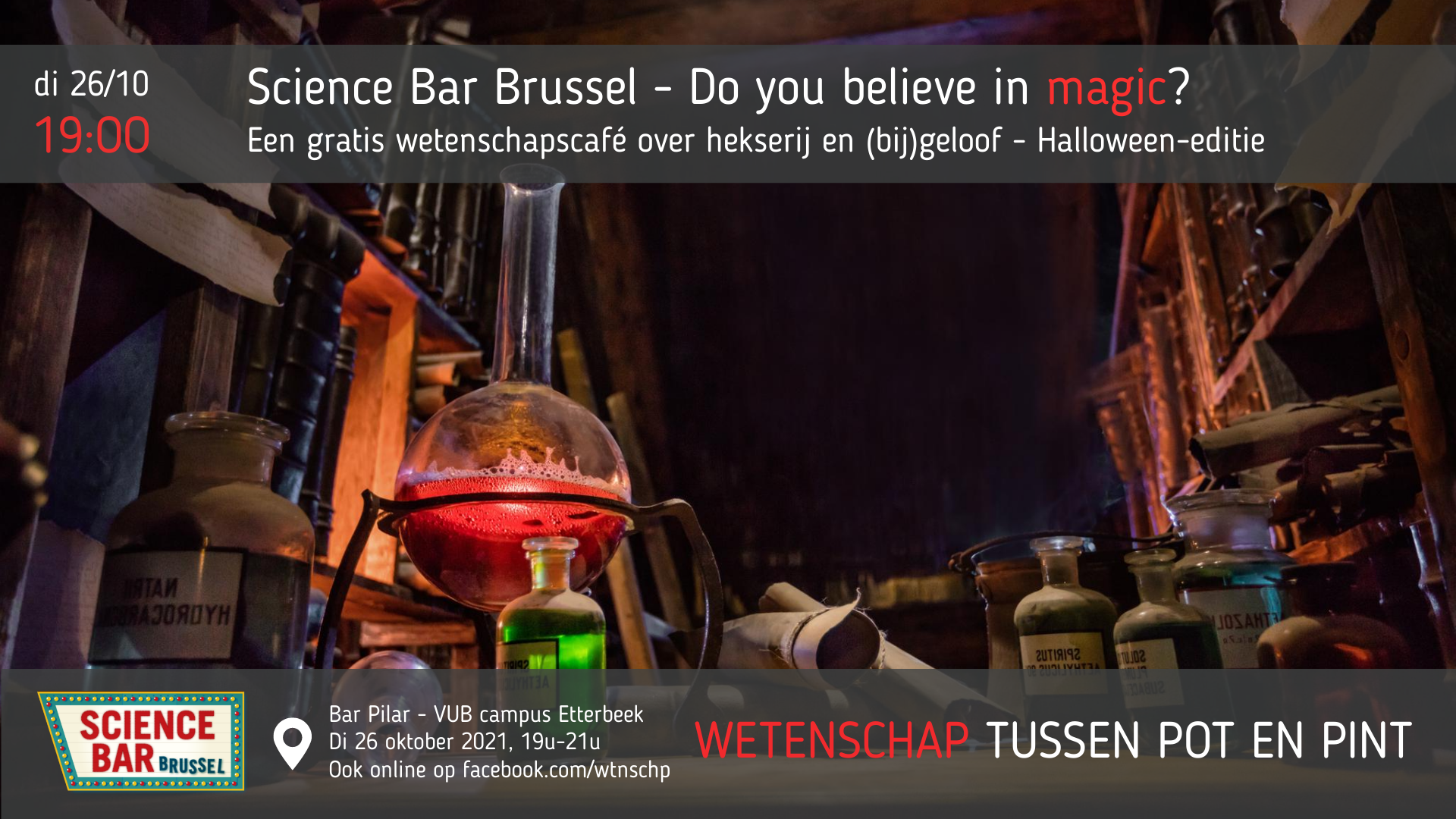 Science Bar Brussel - Do you believe in magic?